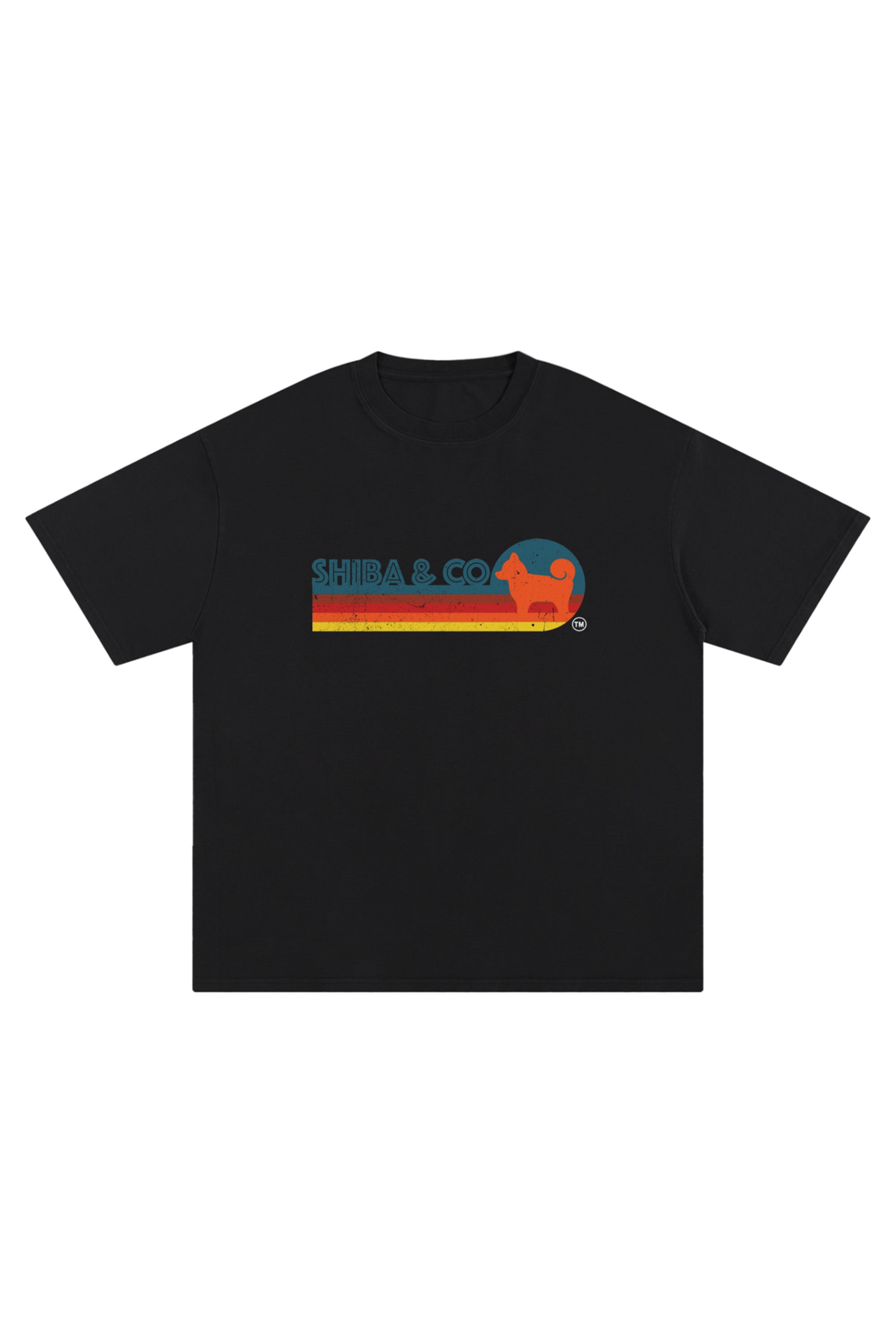Retro Shiba Inu Cotton Tee