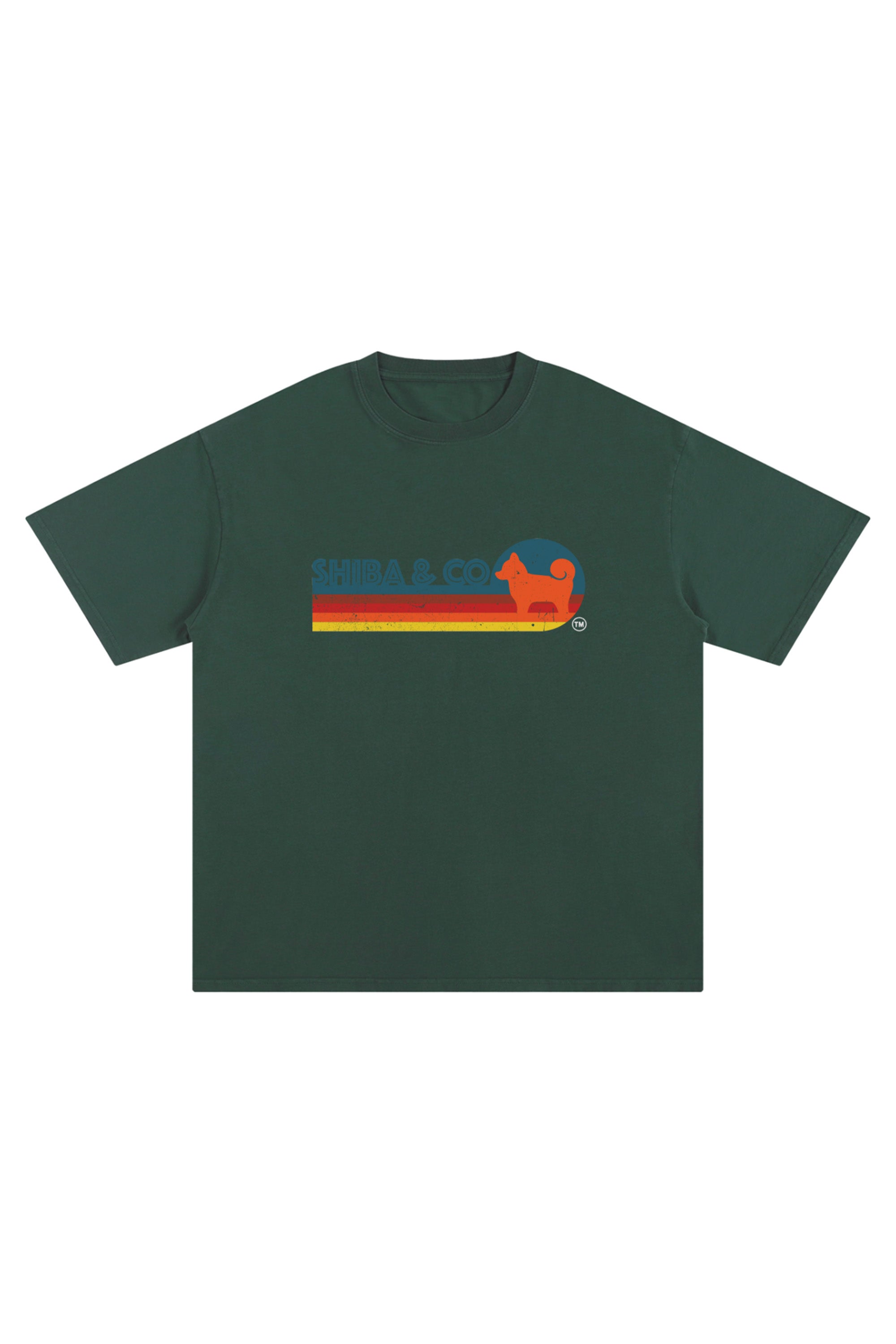 Retro Shiba Inu Cotton Tee
