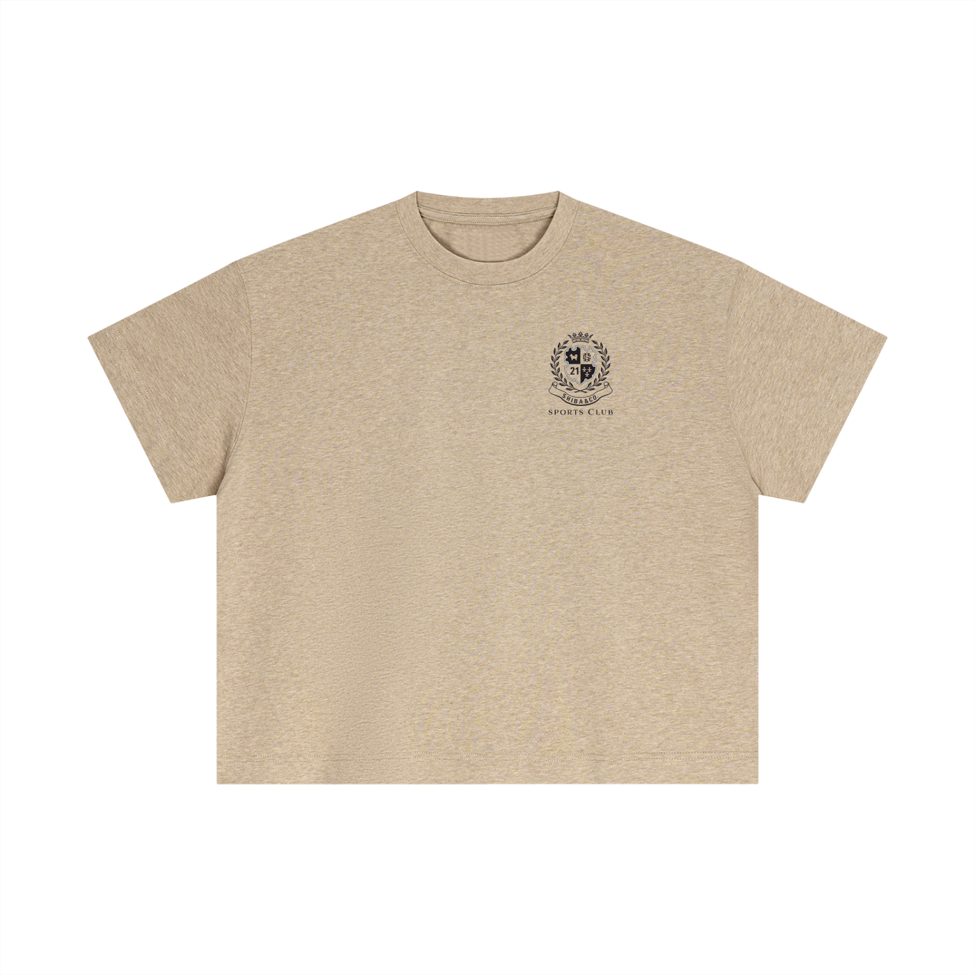 Unisex Shiba Inu Sports Club Boxy Cotton T-shirt