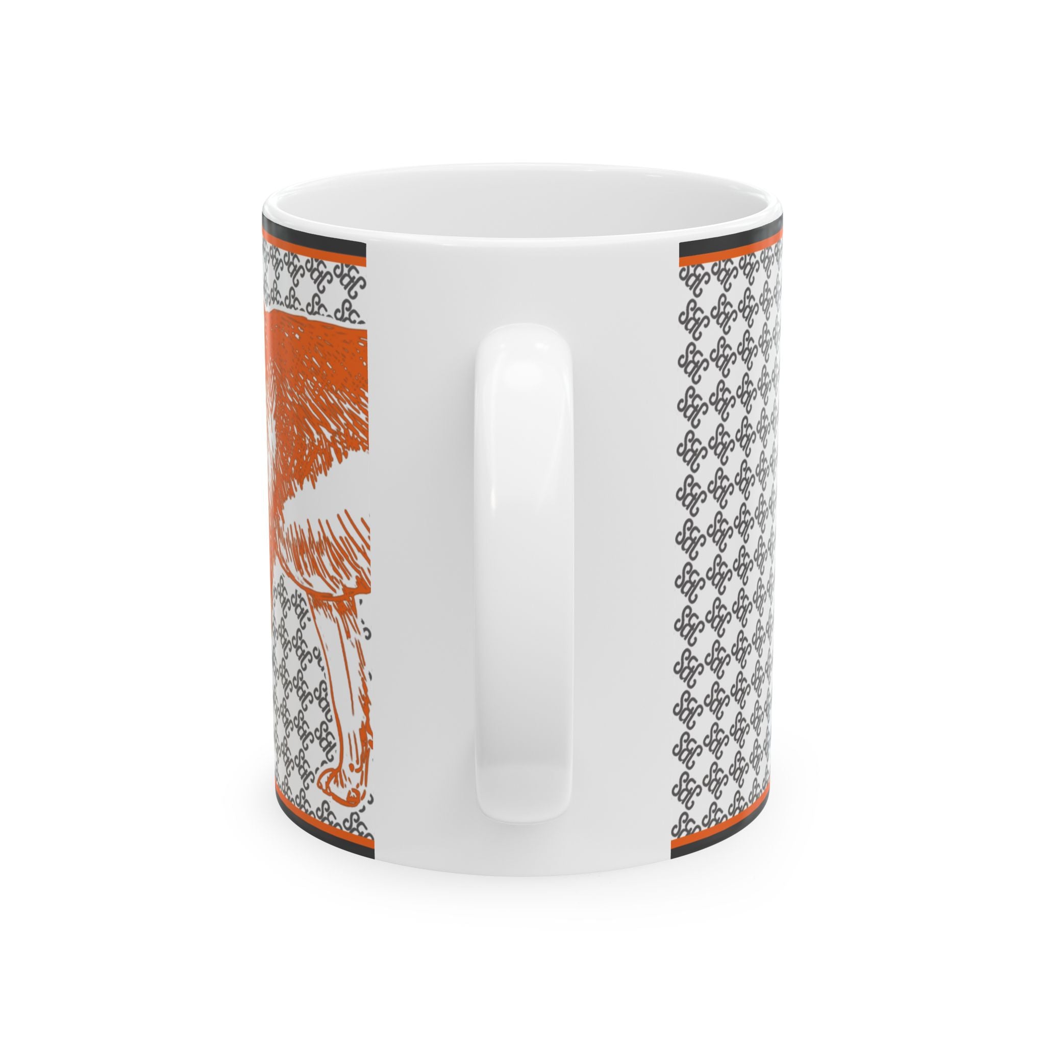 SHIBA & Co. Monogram Mug – Shiba Inu illustration