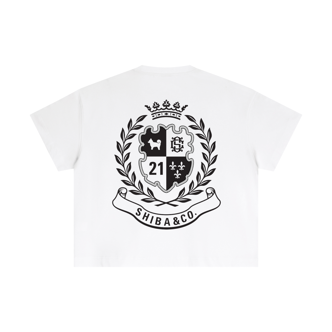 Unisex Shiba Inu Sports Club Boxy Cotton T-shirt