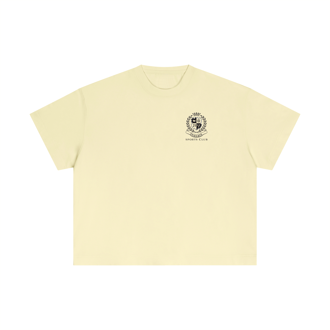 Unisex Shiba Inu Sports Club Boxy Cotton T-shirt
