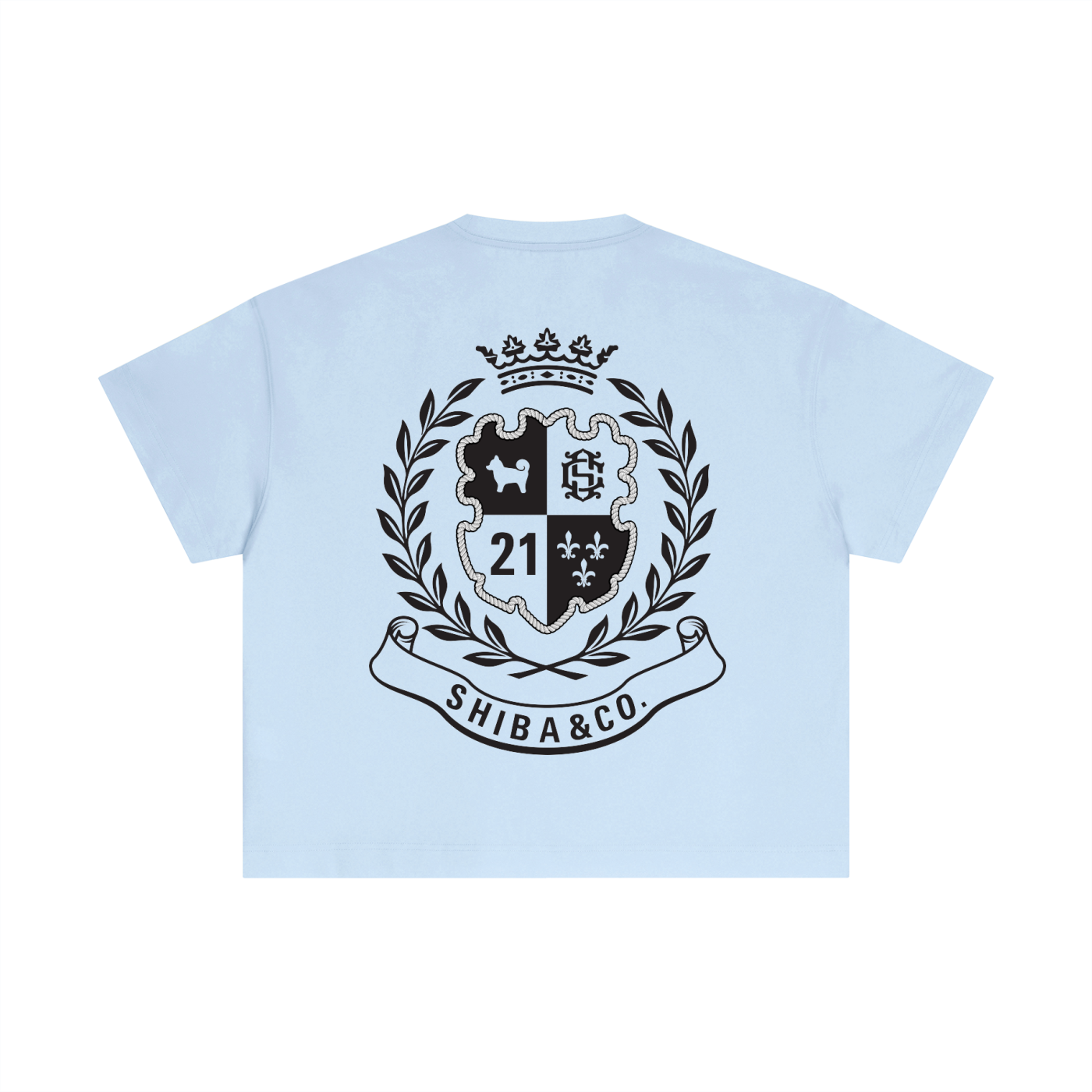 Unisex Shiba Inu Sports Club Boxy Cotton T-shirt