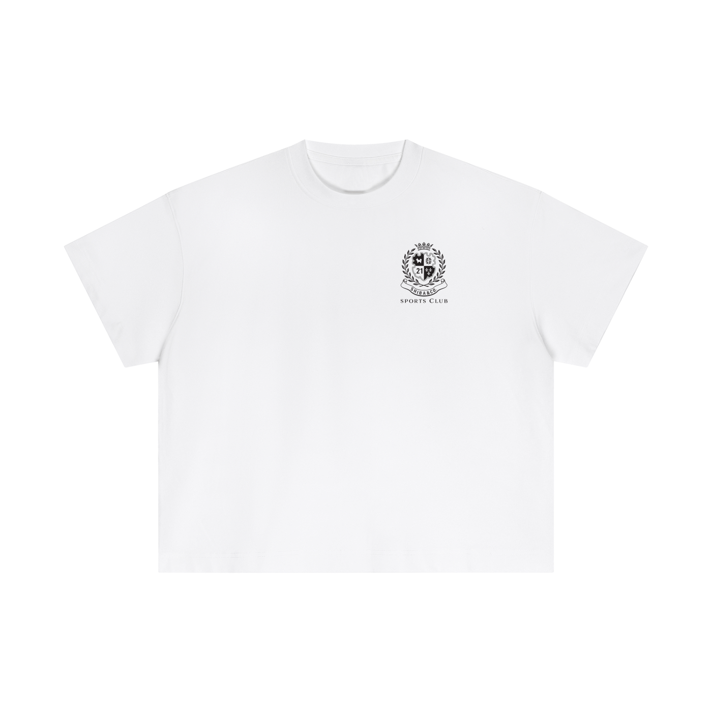 Unisex Shiba Inu Sports Club Boxy Cotton T-shirt