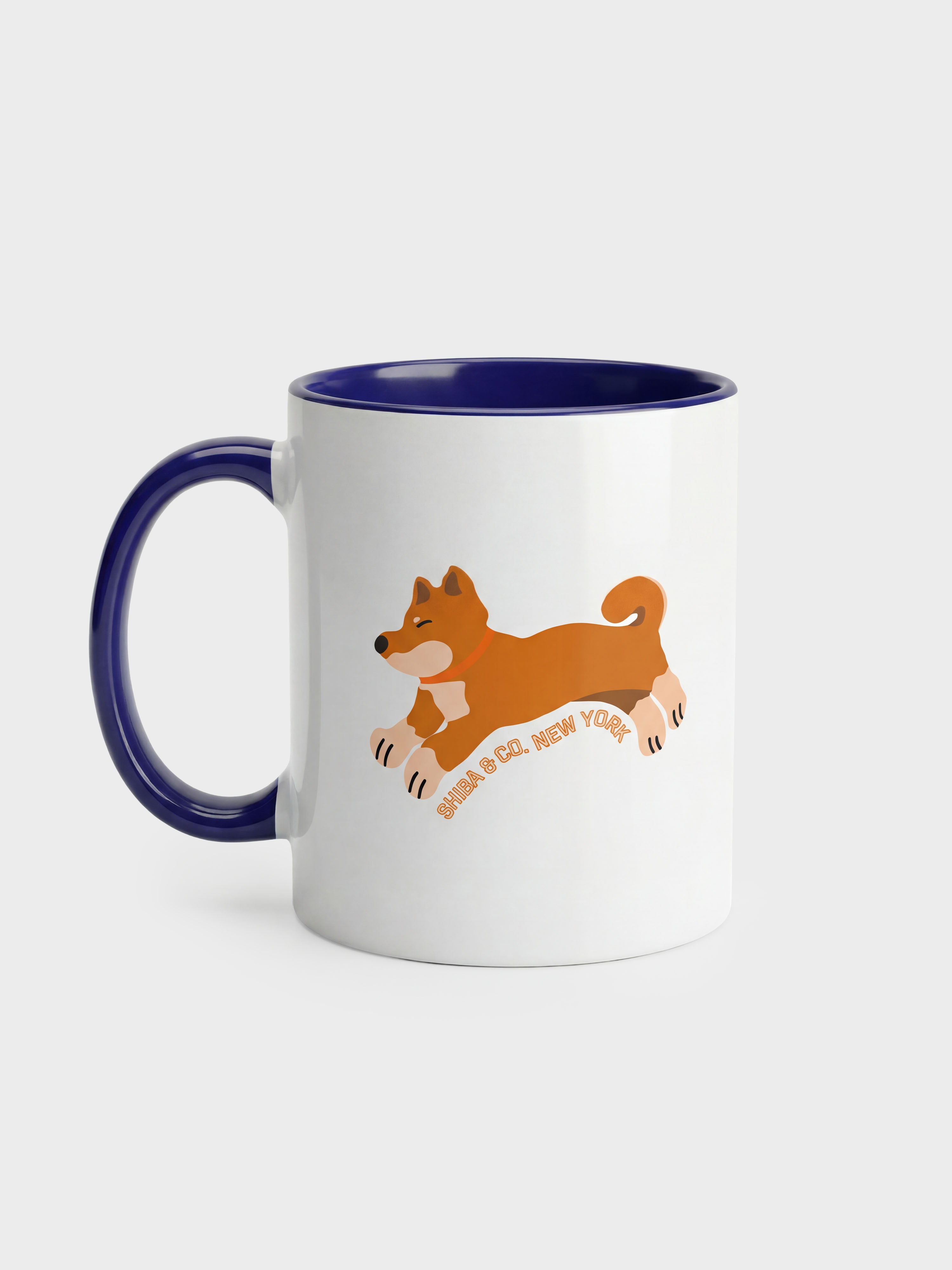 Club Shiba Inu Ceramic Mug - Navy