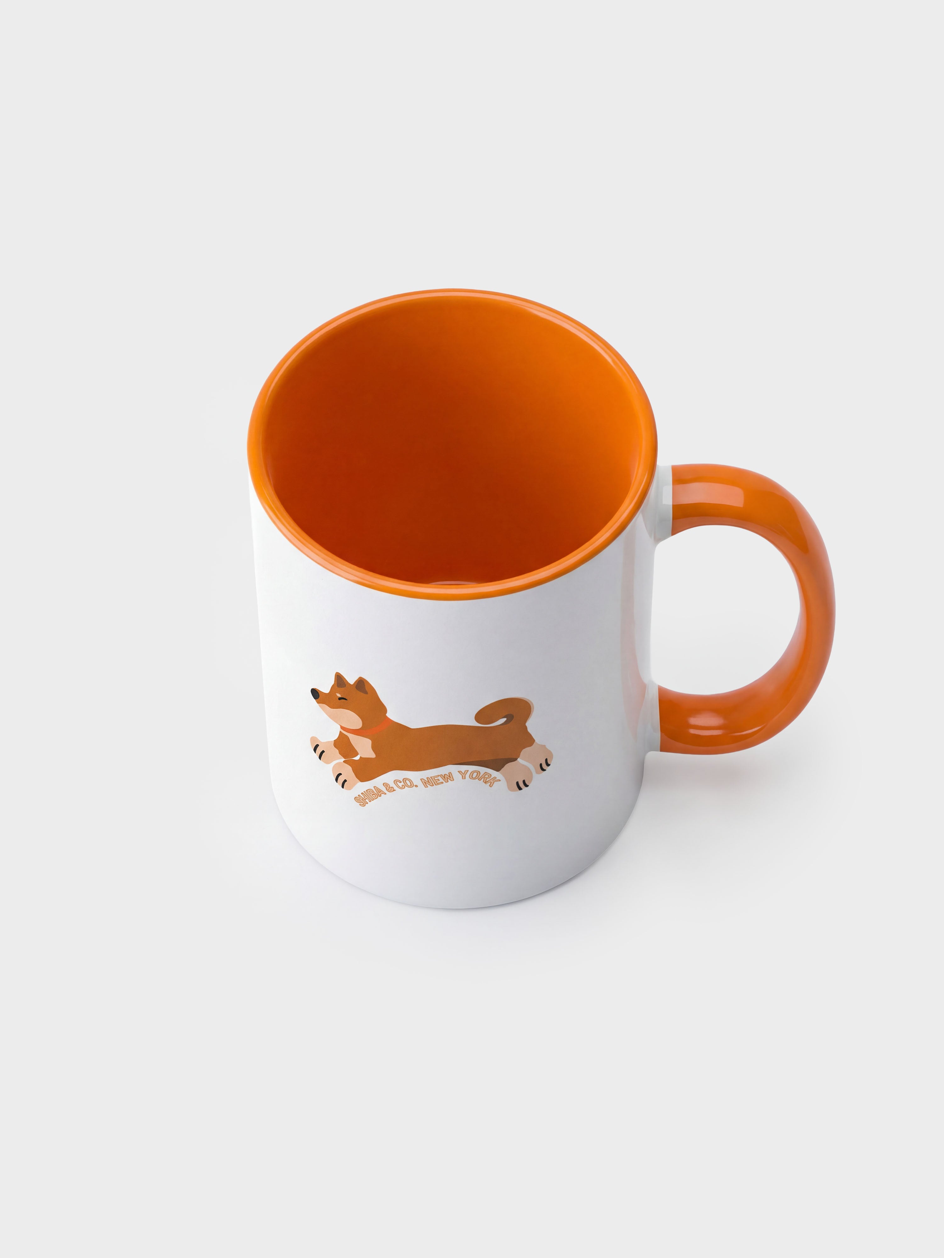 Club Shiba Inu Ceramic Mug - Orange