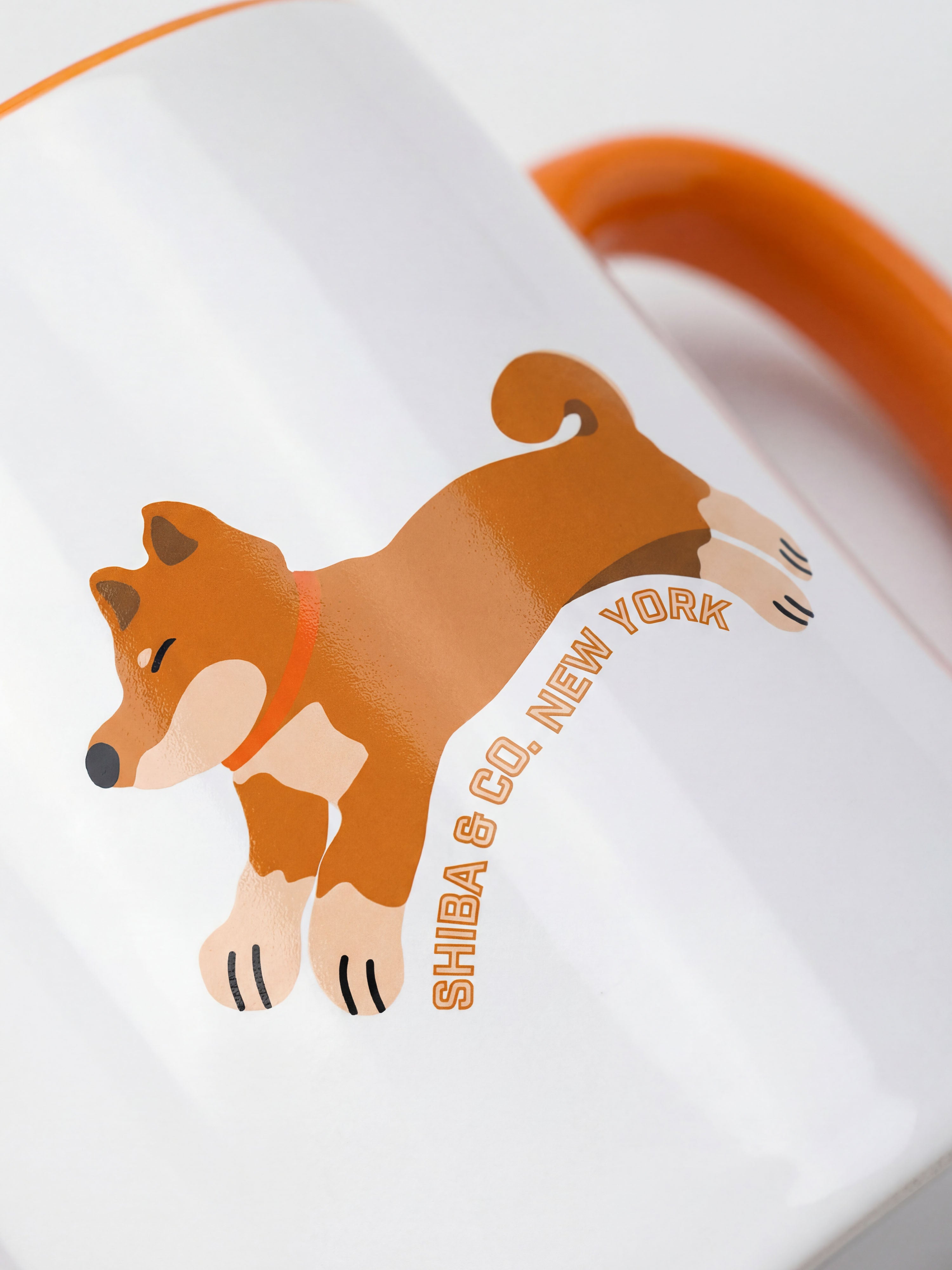 Club Shiba Inu Ceramic Mug - Orange