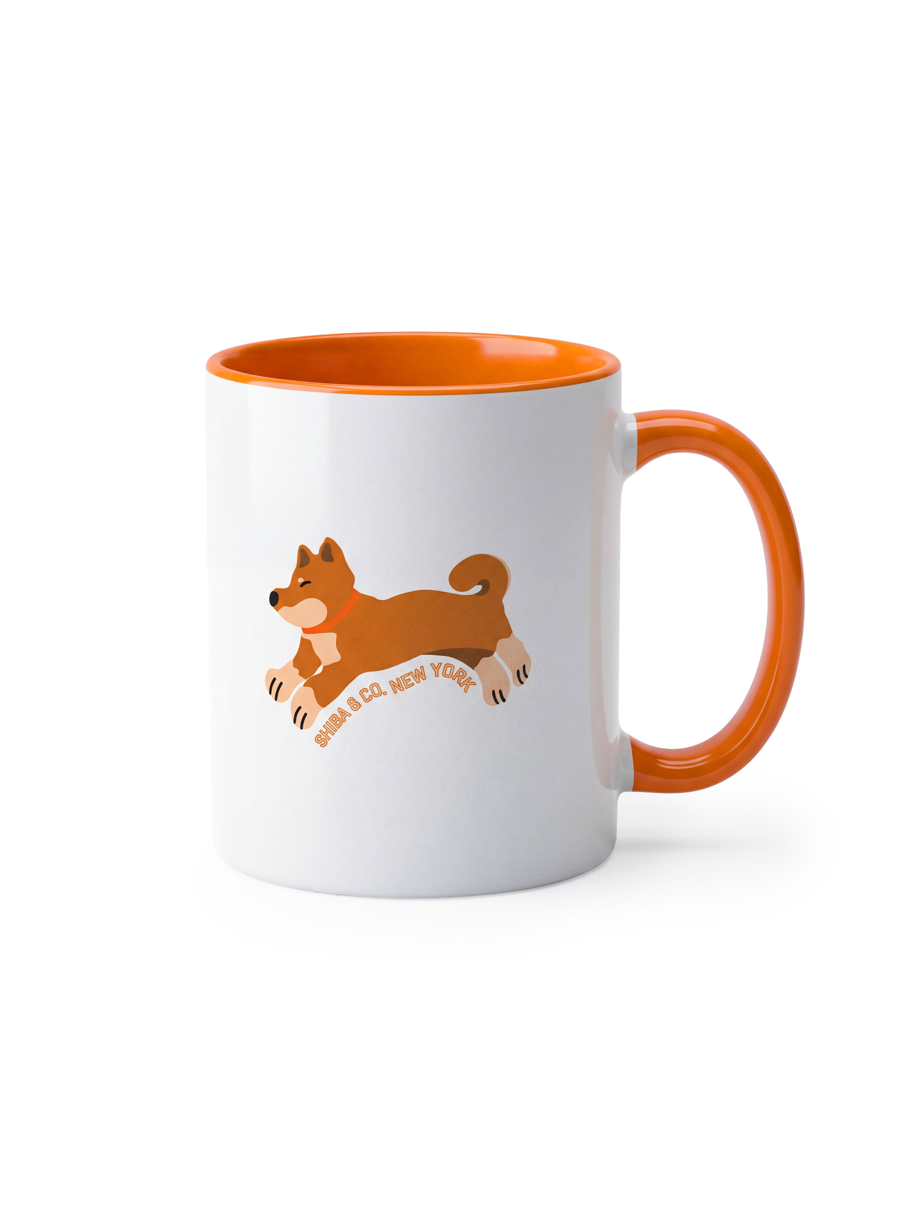 Club Shiba Inu Ceramic Mug - Orange