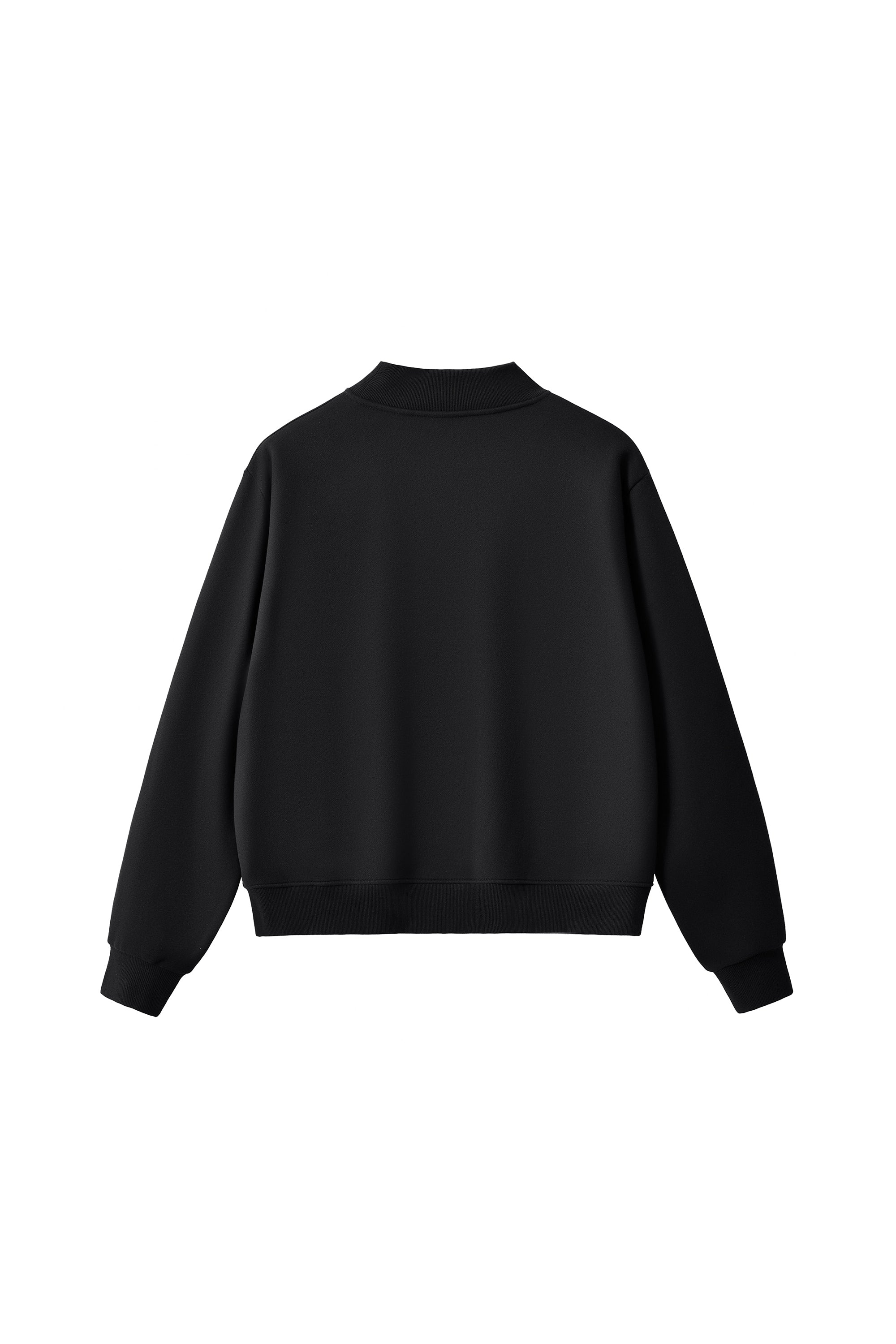 Classic New York Shiba Inu Mid Neck Fleece Sweatshirt