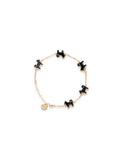 26 My Precious Shiba Inu Dog Bracelet - 24K Gold Plated - Iconic Black