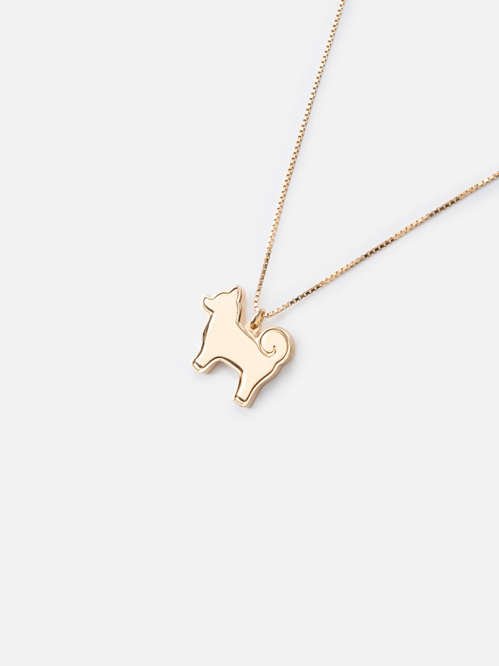 26 My Precious Shiba Inu Dog Pendant - 24K Gold Plated Edition - Gold Classic