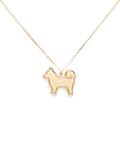 26 My Precious Shiba Inu Dog Pendant - 24K Gold Plated Edition - Gold Classic