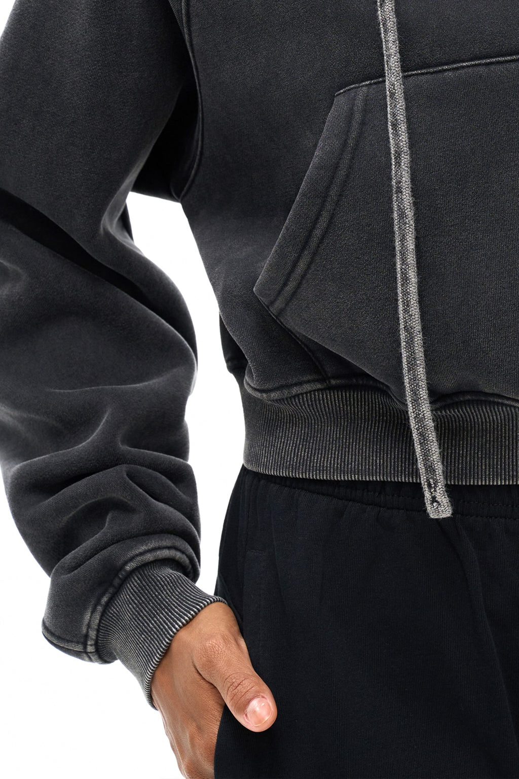 Womens My Precious New York Shiba Cropped Hoodie