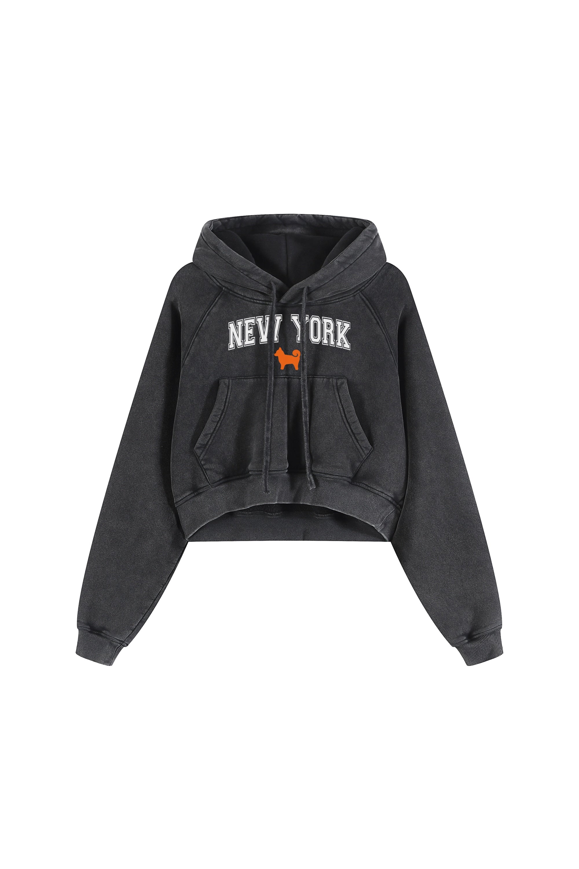 My Precious New York Shiba Cropped Hoodie