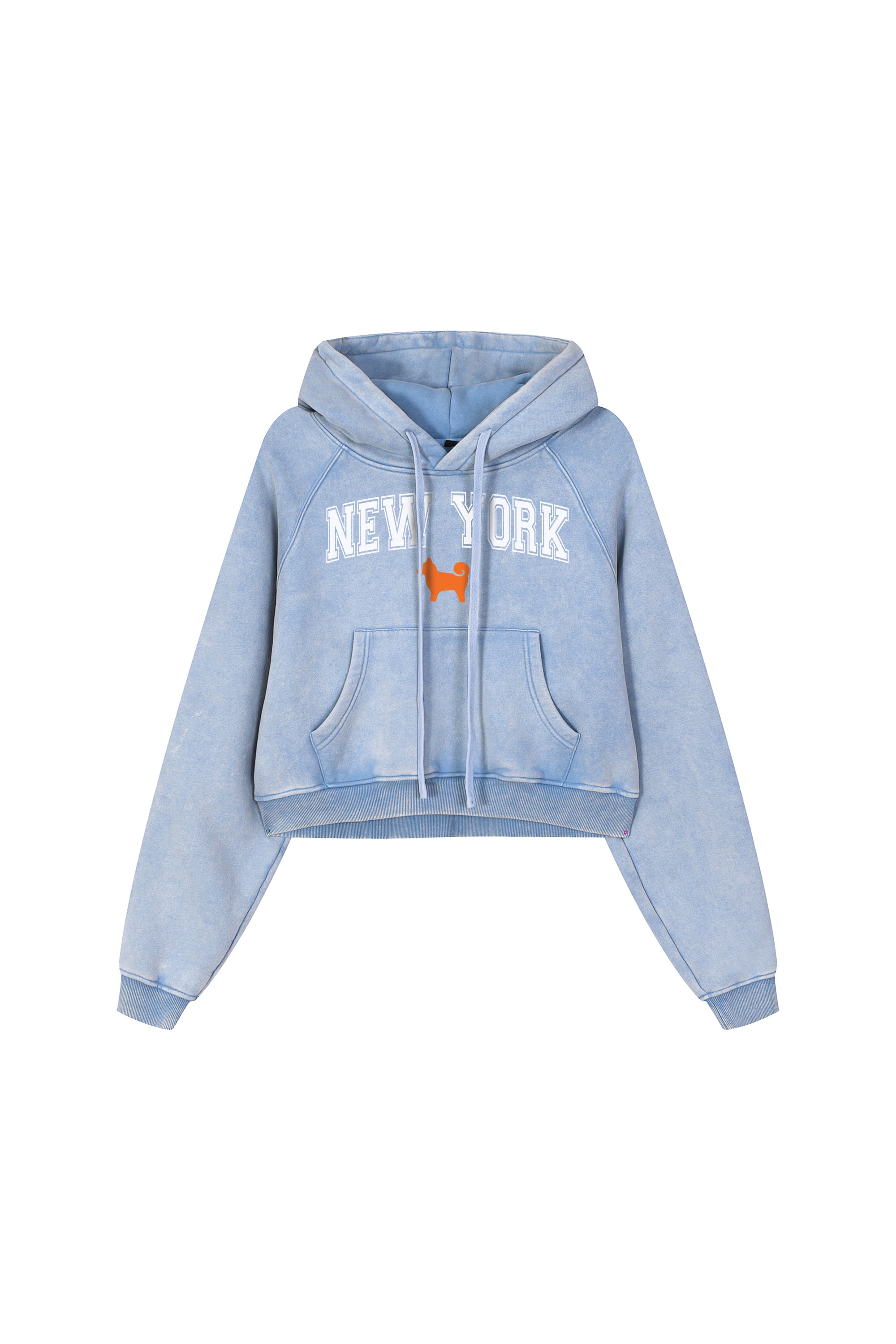 My Precious New York Shiba Cropped Hoodie