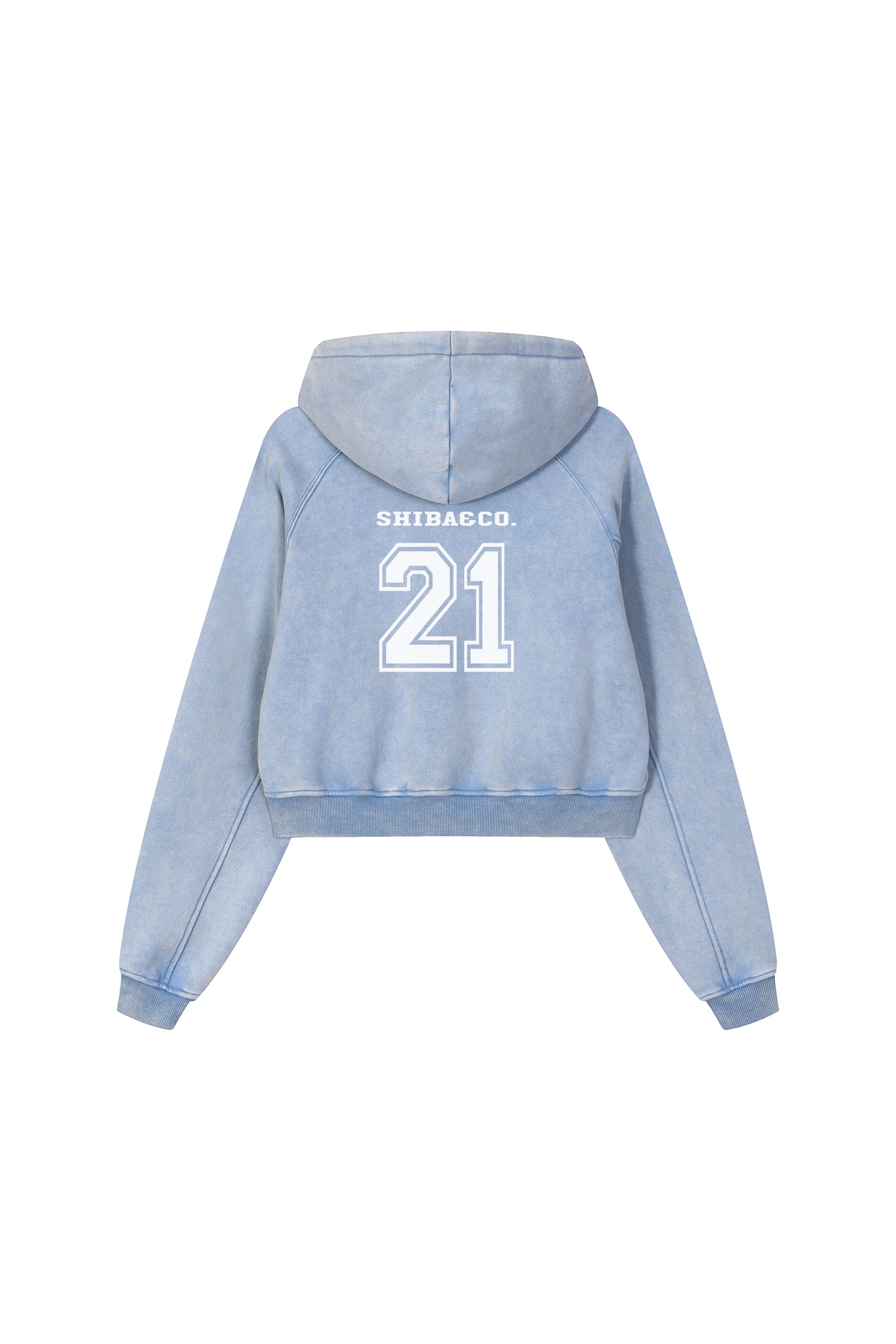 Womens My Precious New York Shiba Cropped Hoodie