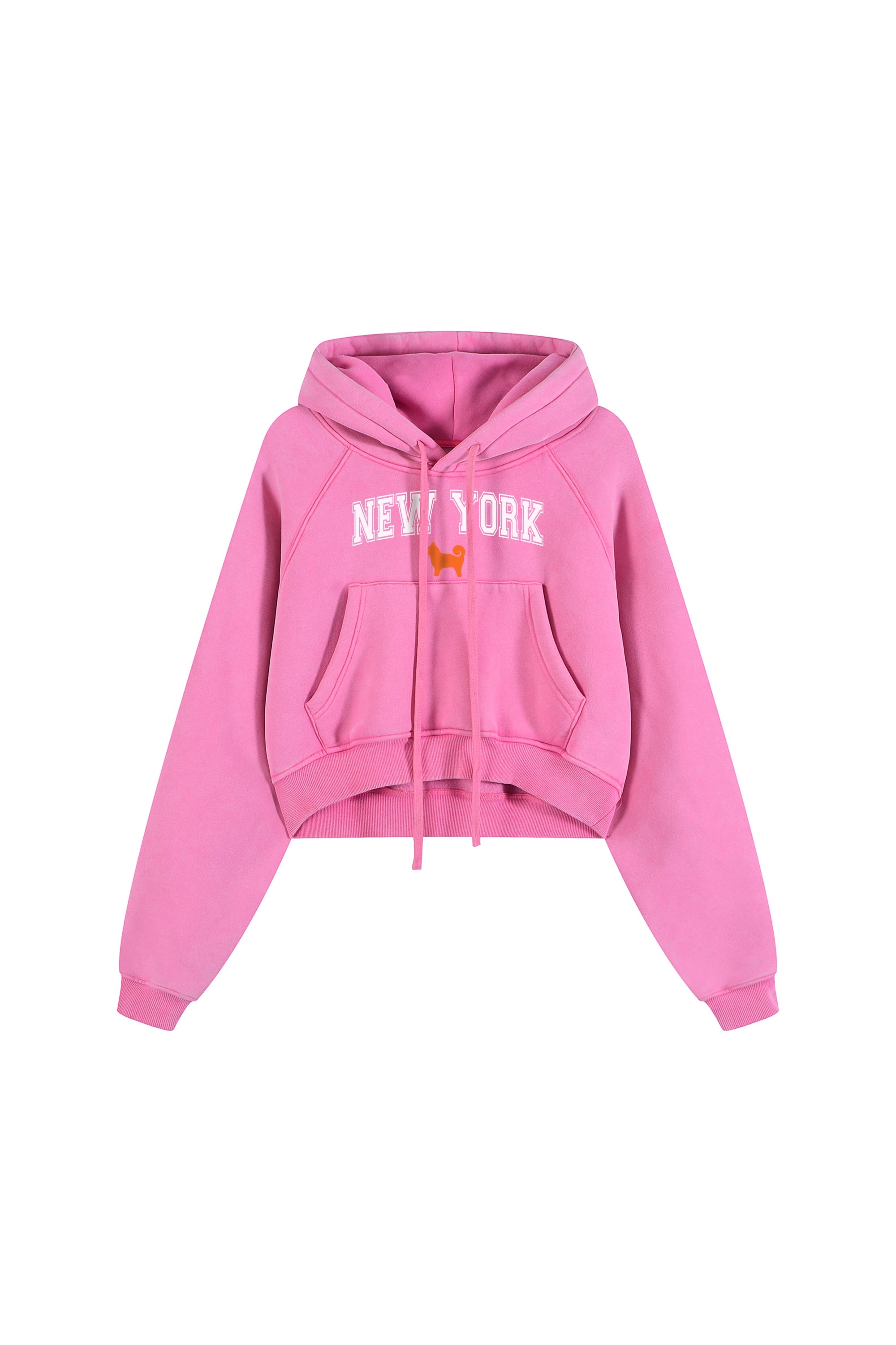 My Precious New York Shiba Cropped Hoodie