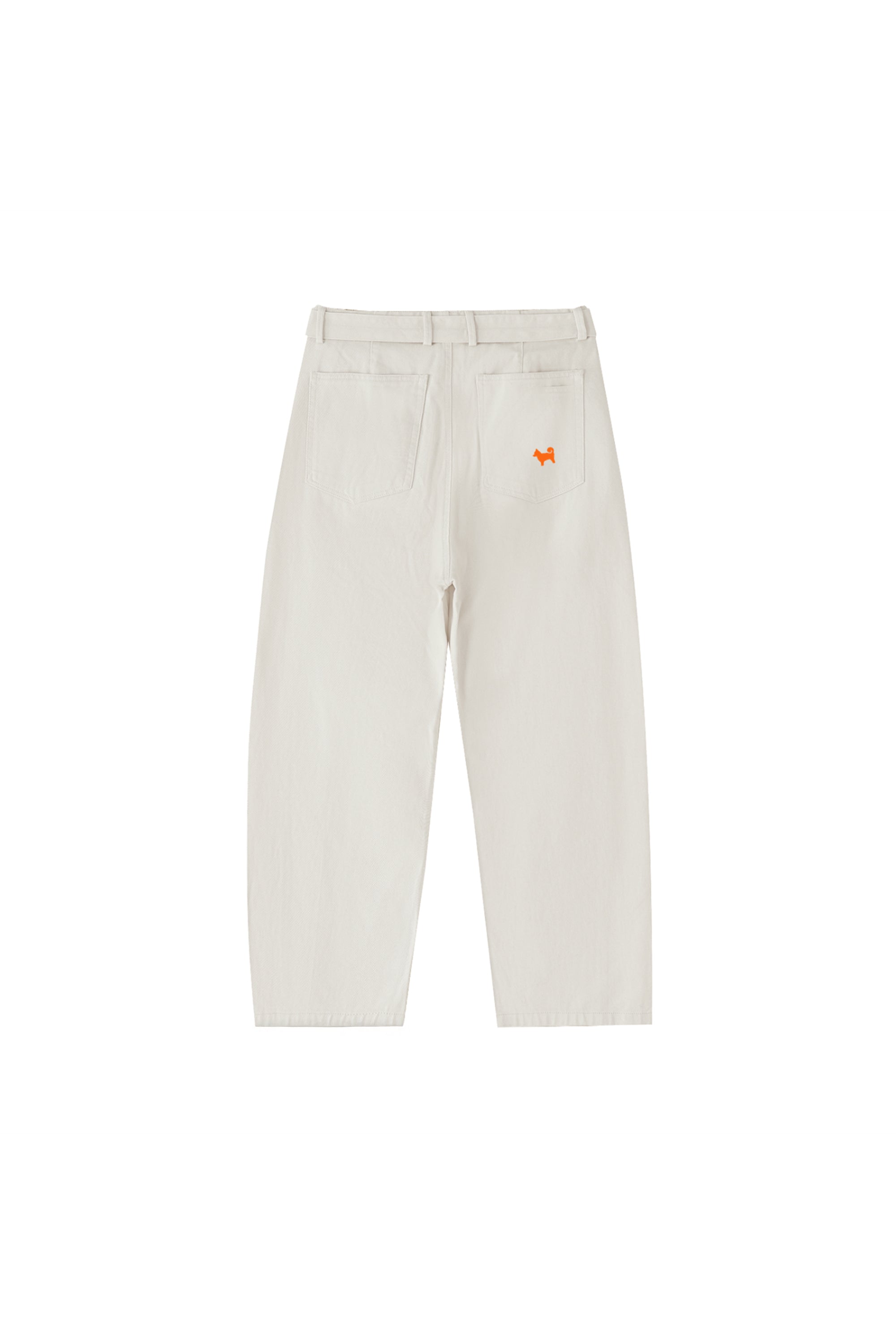 Womens My Precious Shiba Icon Barrel-leg Chino Pants