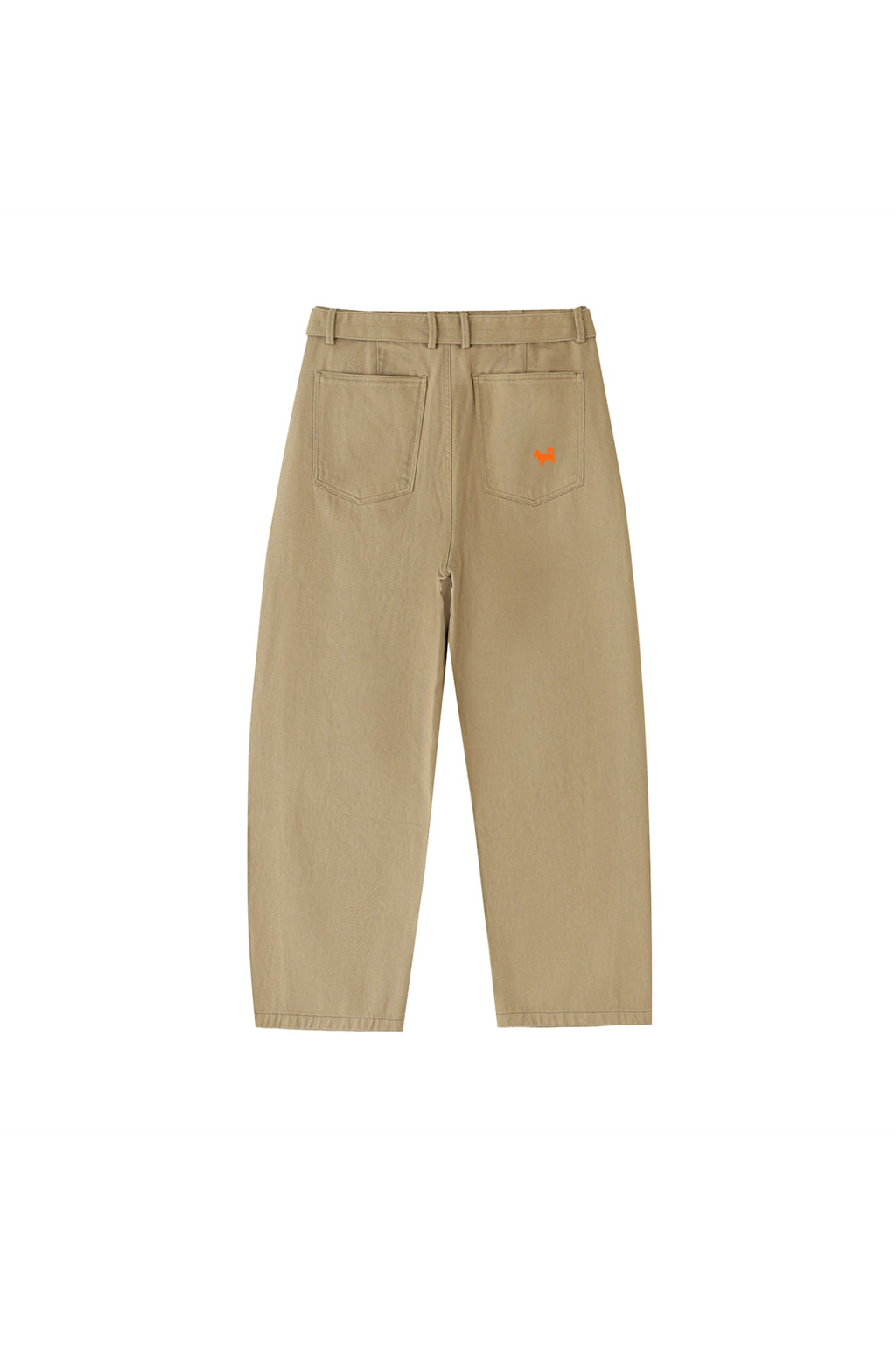 Womens My Precious Shiba Icon Barrel-leg Chino Pants