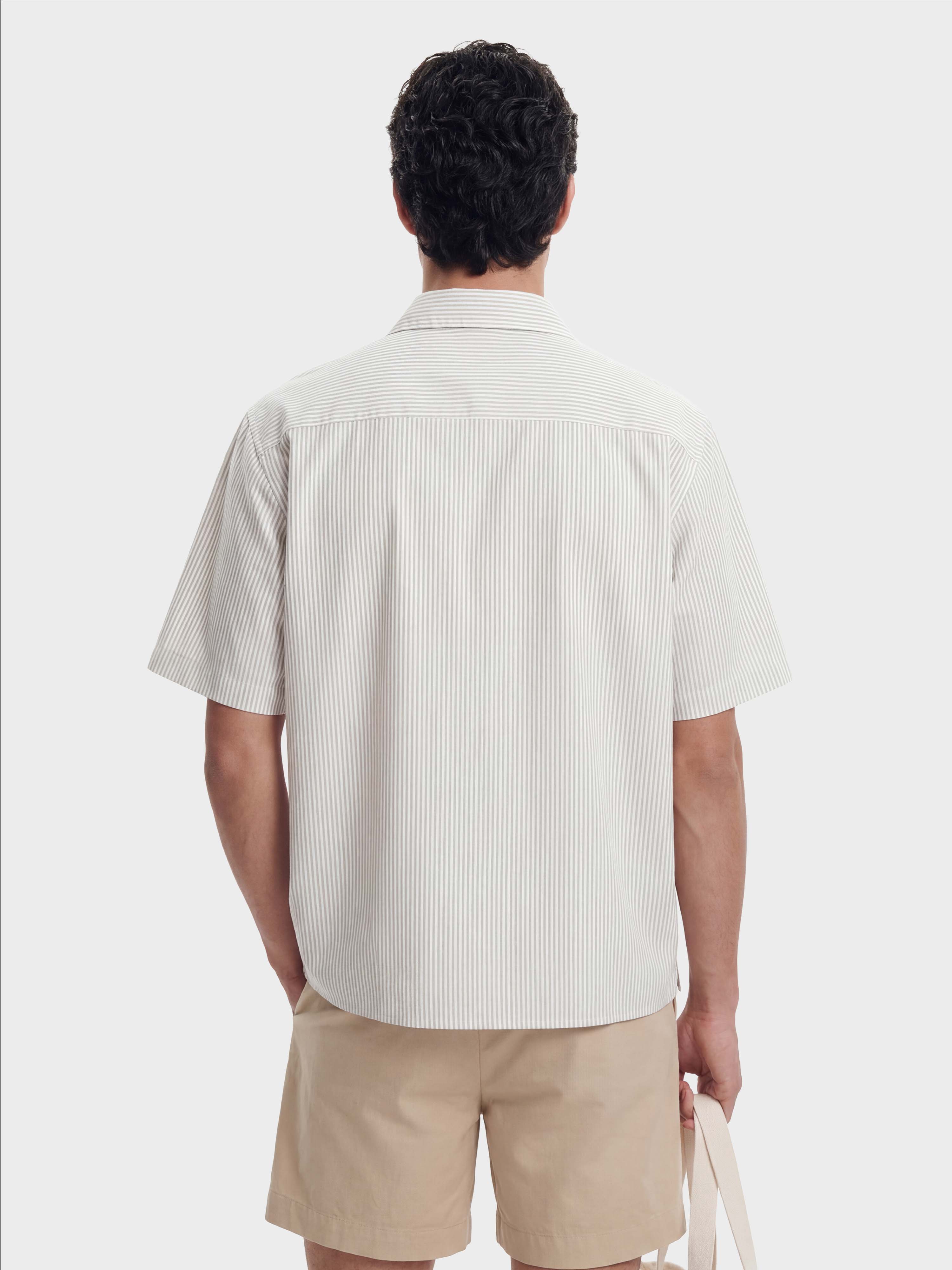 My Precious Shiba Icon Oversized Stripe Boxy Shirt