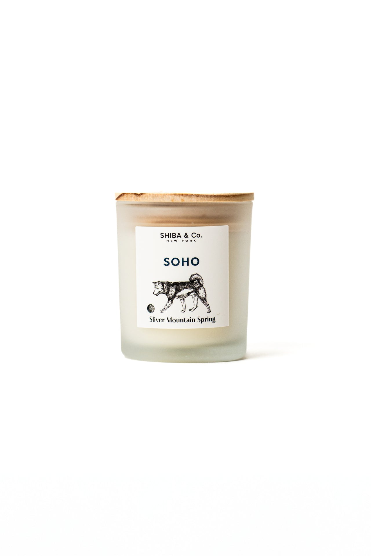 SOHO - Dog-Friendly Soy Wax Candle - Sliver Mountain Spring