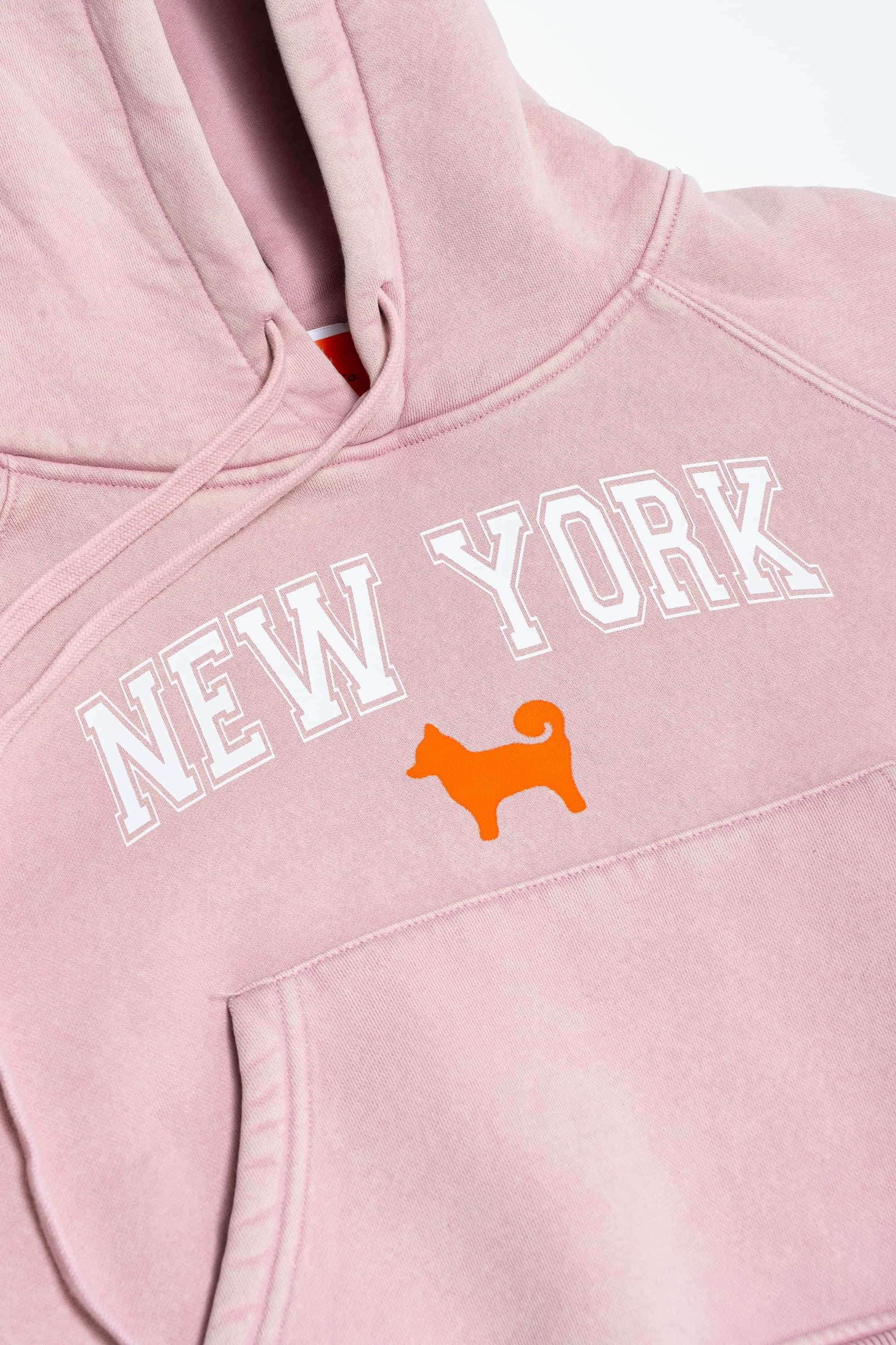 Womens My Precious New York Shiba Cropped Hoodie