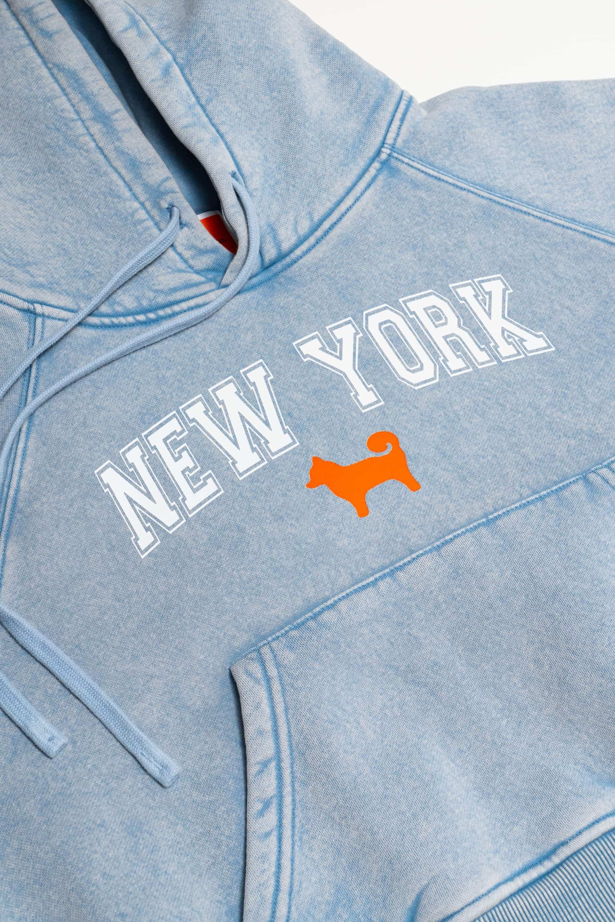 Womens My Precious New York Shiba Cropped Hoodie
