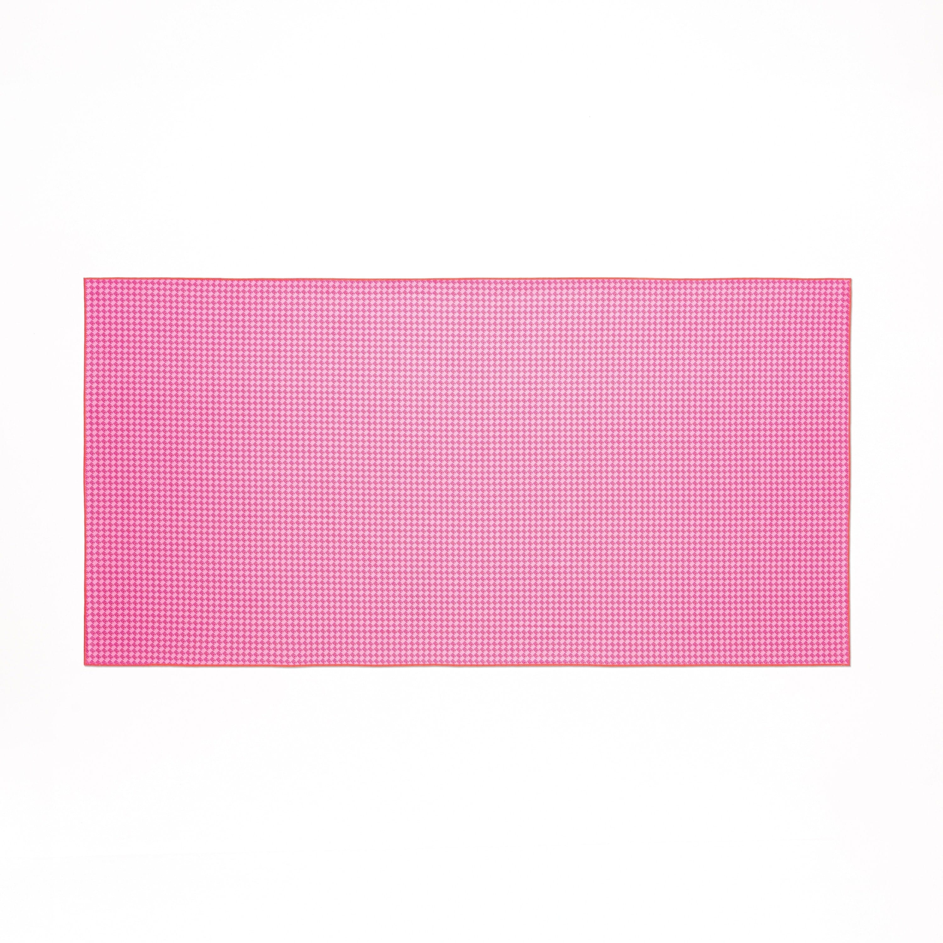 Shiba Inu Beach Towel In Pink