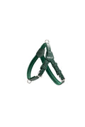 Milano Dog Harness in Italian Leather - Forest Green