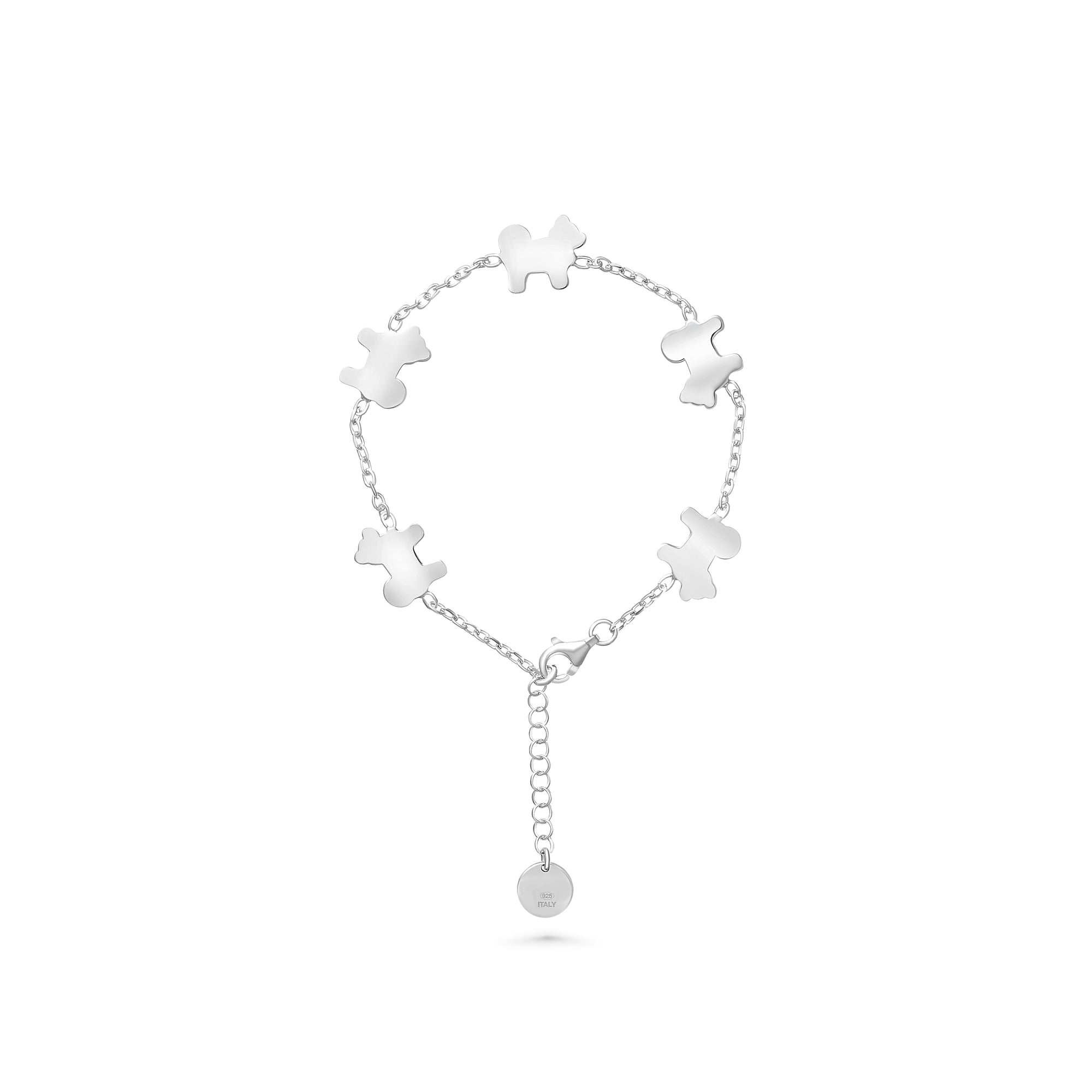 Shiba Inu Dog Bracelet – 925 Sterling Silver, Iconic Orange