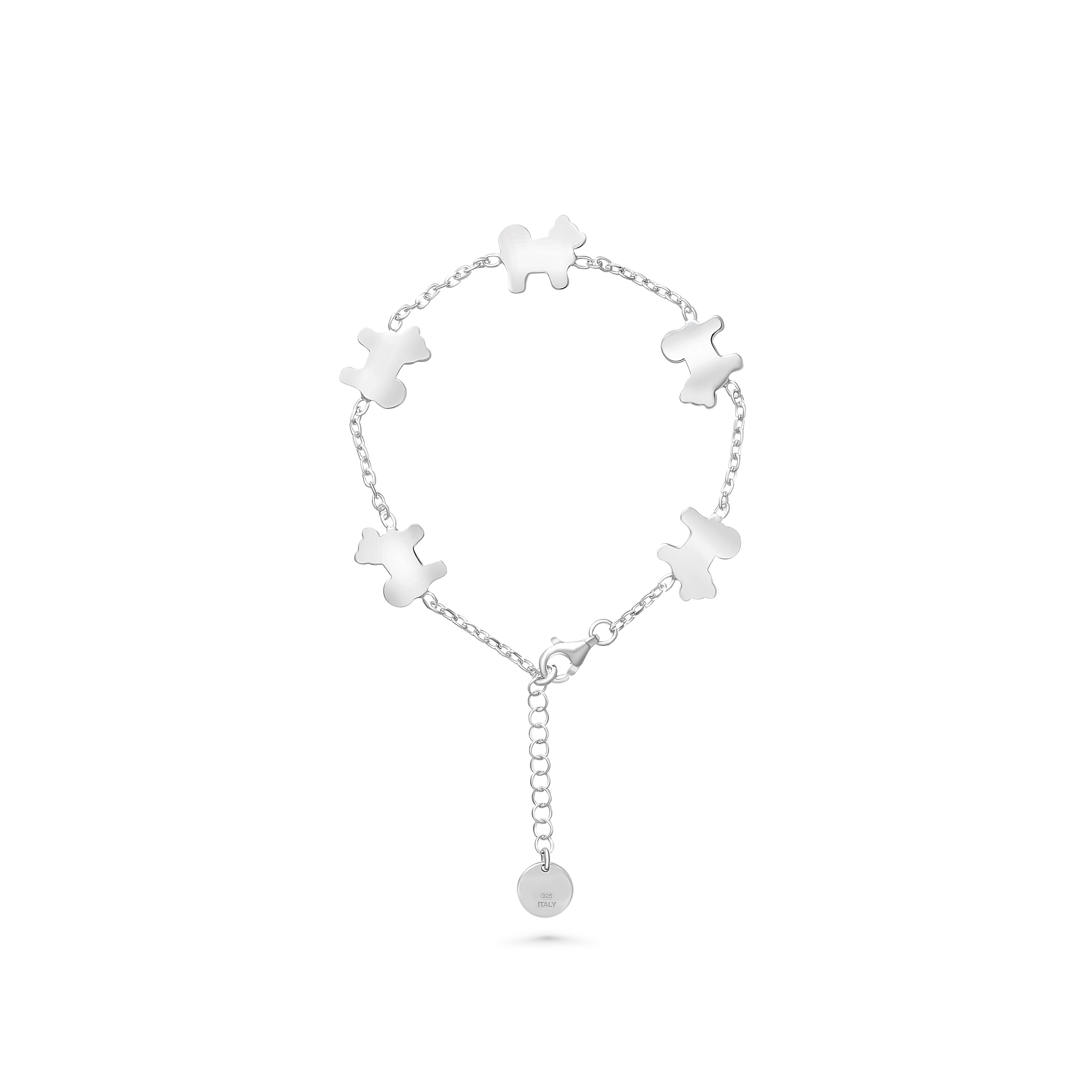 Shiba Inu Dog Bracelet – 925 Sterling Silver, Iconic Orange