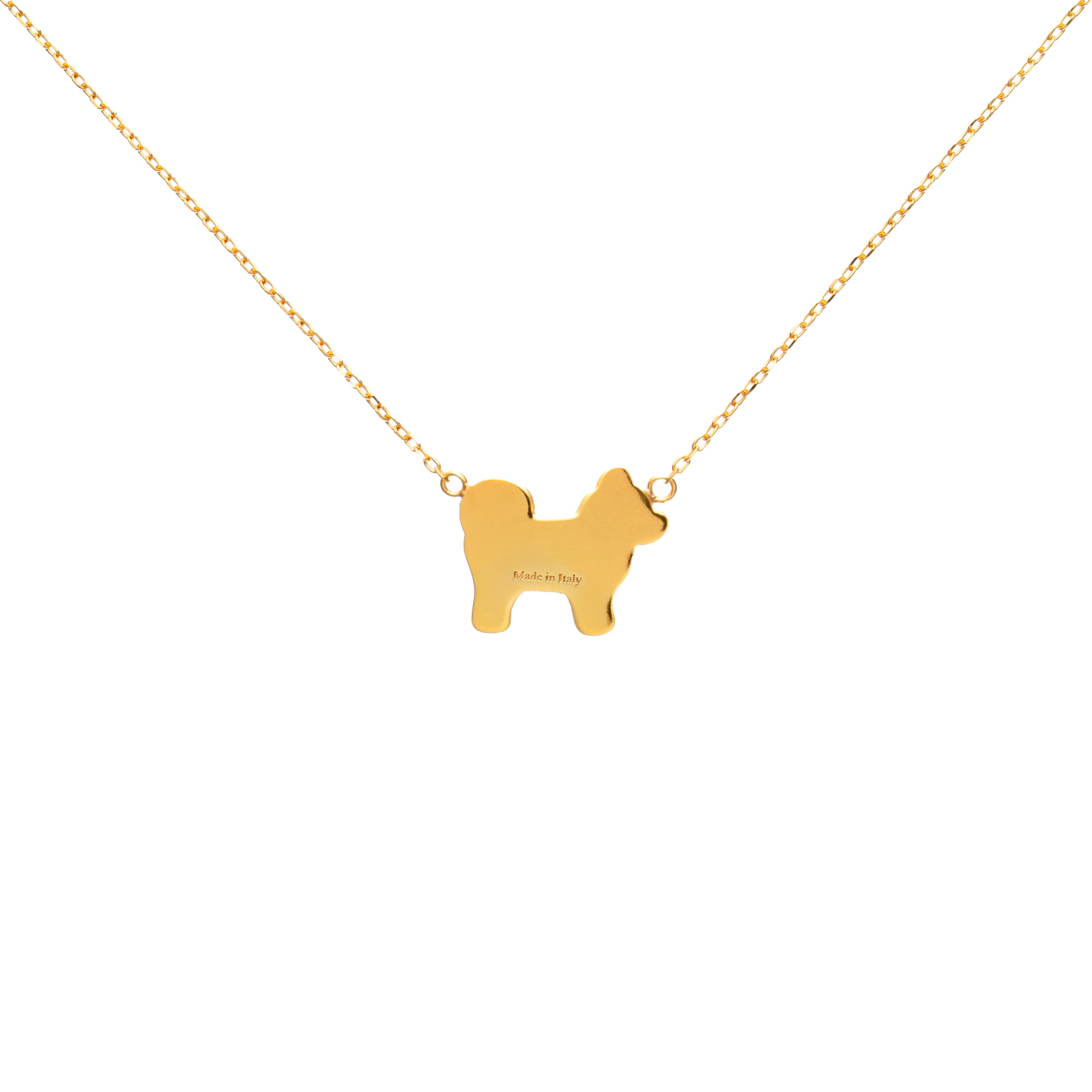 Shiba Inu Dog Pendant - 24K Gold Plated Edition - Iconic Orange