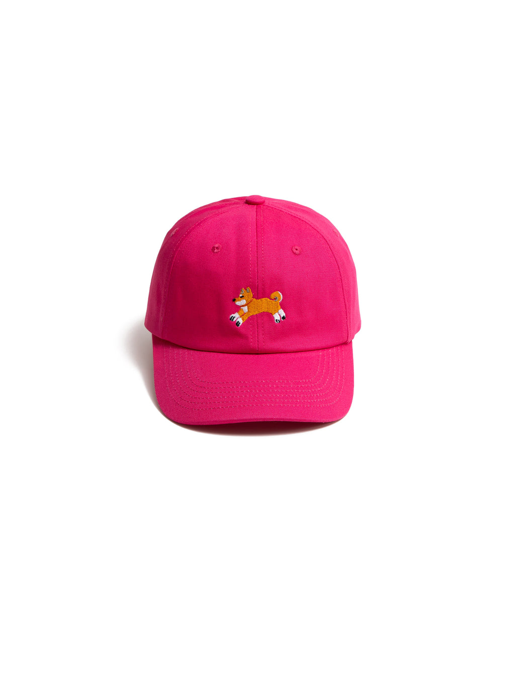 26 Club Shiba Inu Dog Embroidered Baseball Cap – Raspberry Sorbet