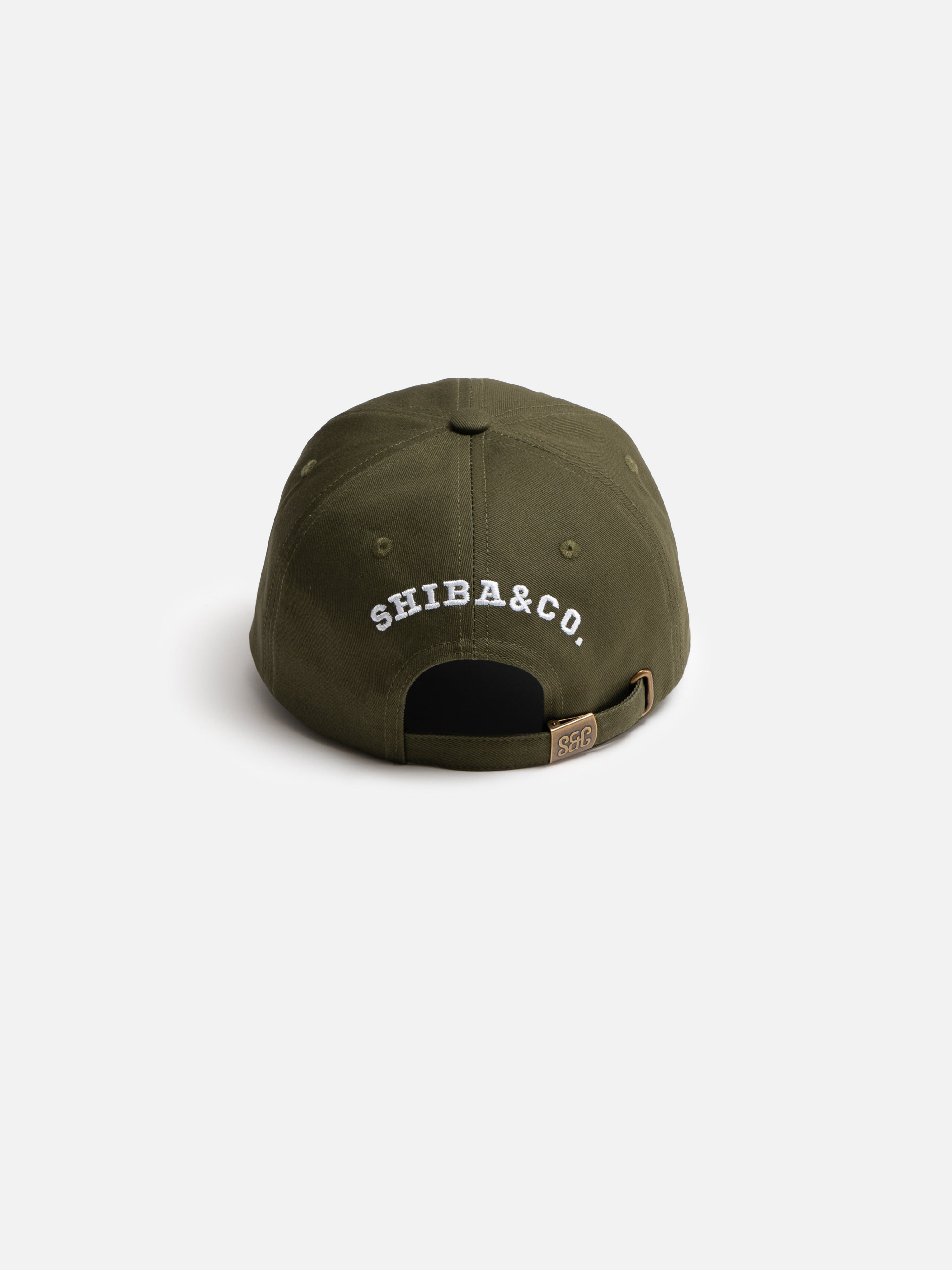 26 Club Shiba Inu Dog Embroidered Baseball Cap – Moss Green