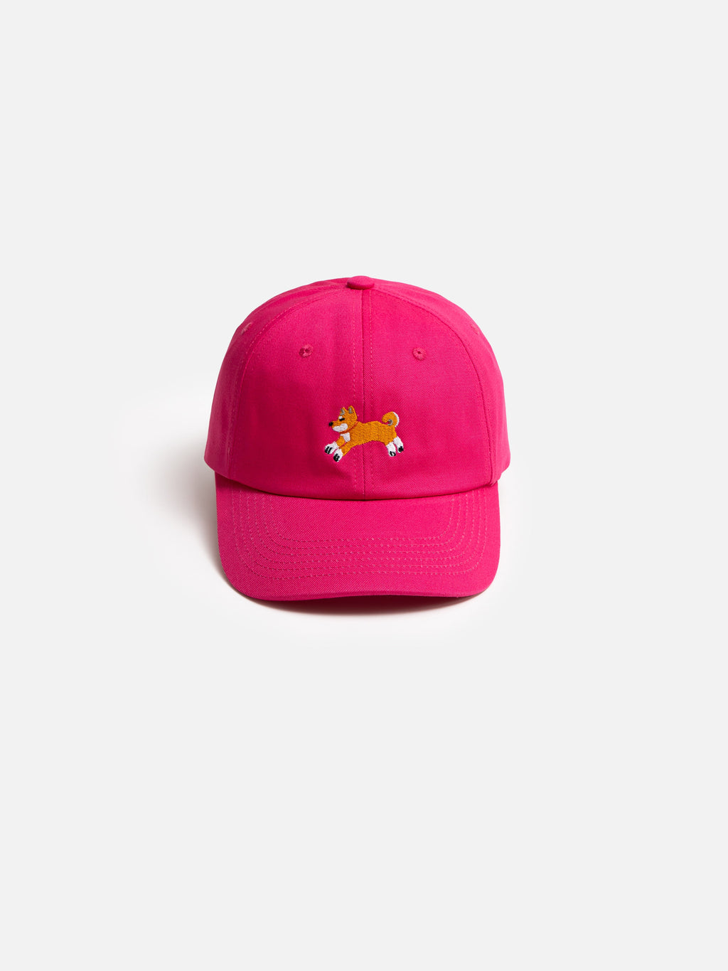 26 Club Shiba Inu Dog Embroidered Baseball Cap – Raspberry Sorbet