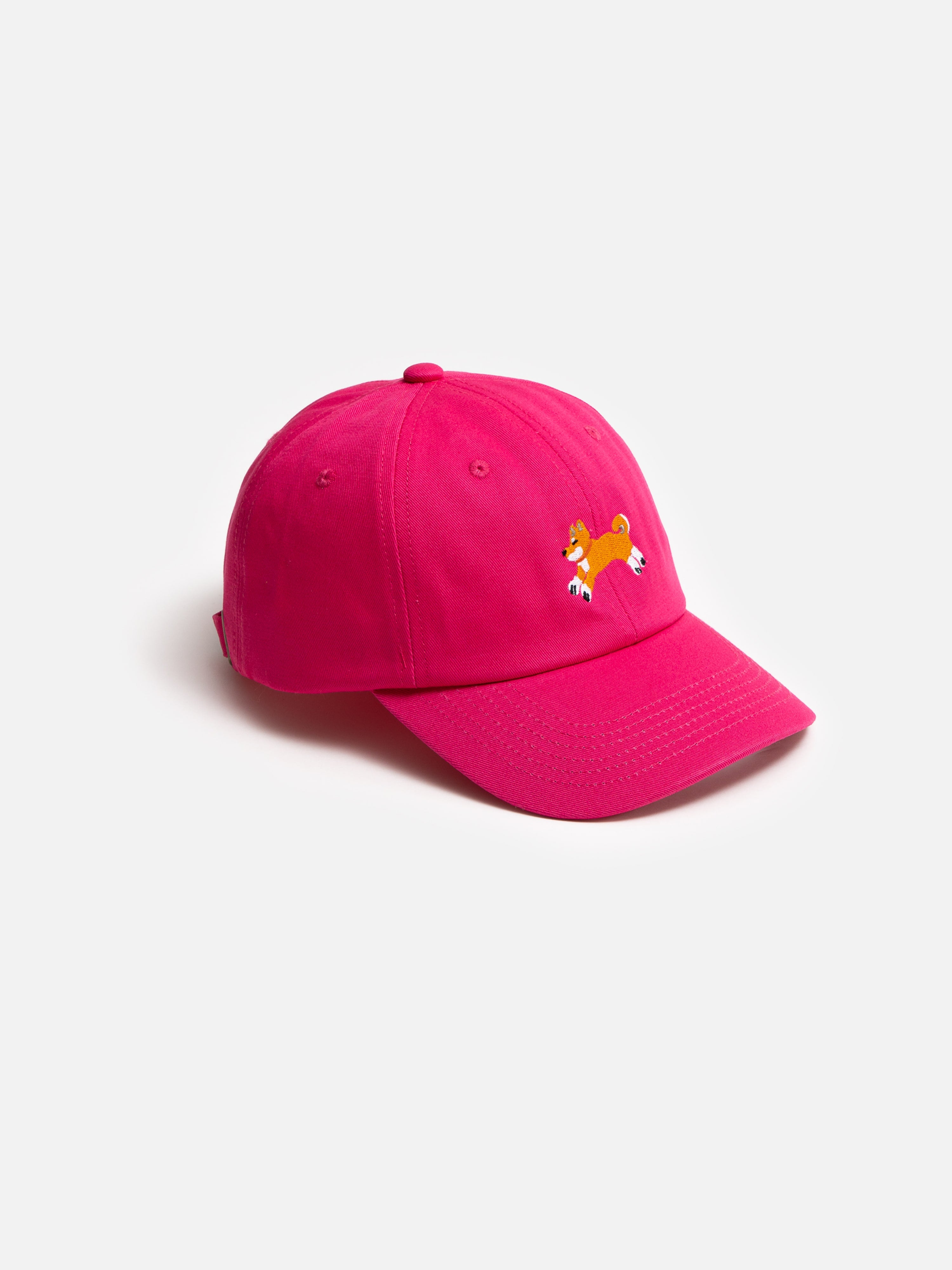 26 Club Shiba Inu Dog Embroidered Baseball Cap – Raspberry Sorbet