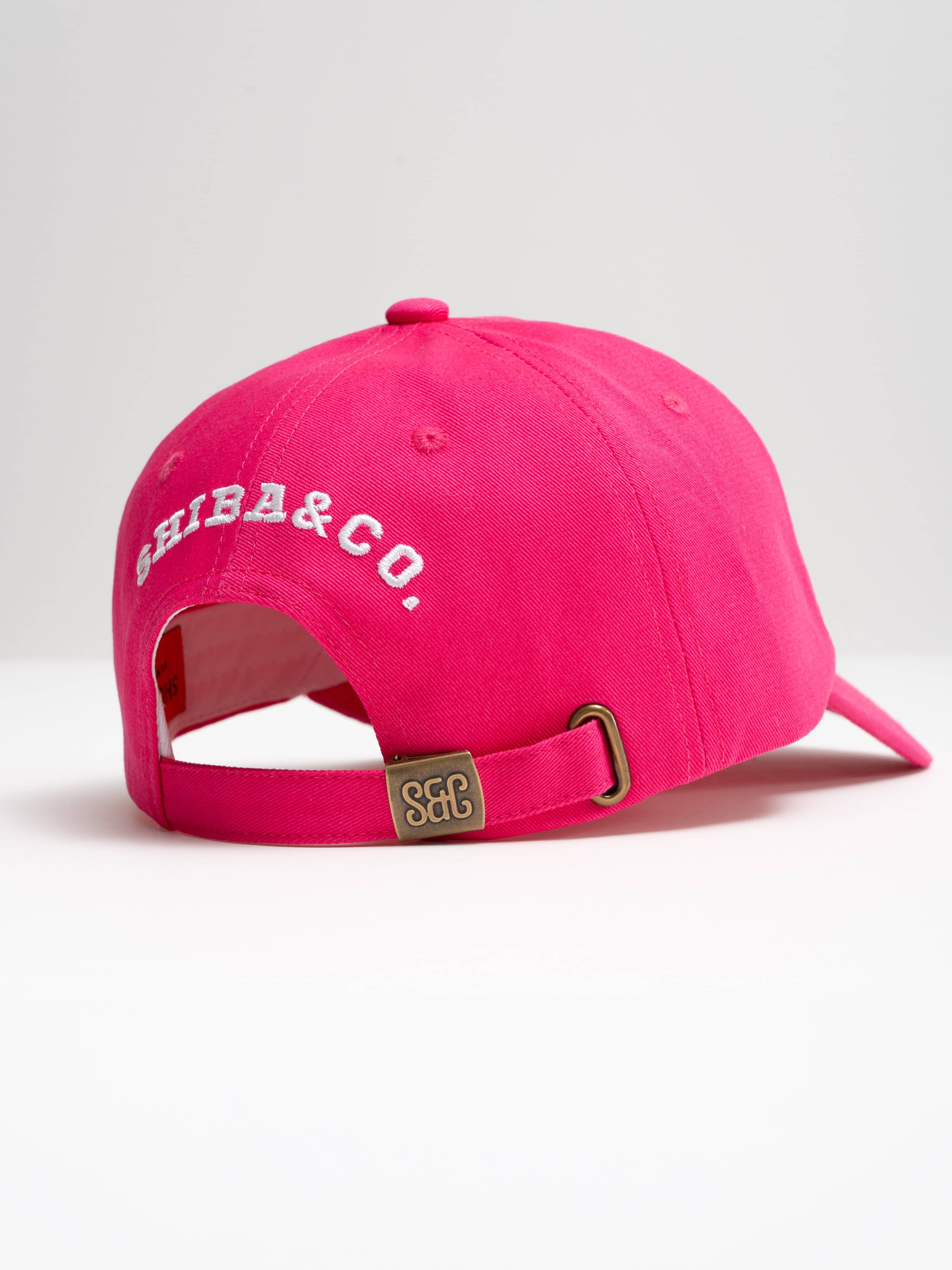 26 Club Shiba Inu Dog Embroidered Baseball Cap – Raspberry Sorbet