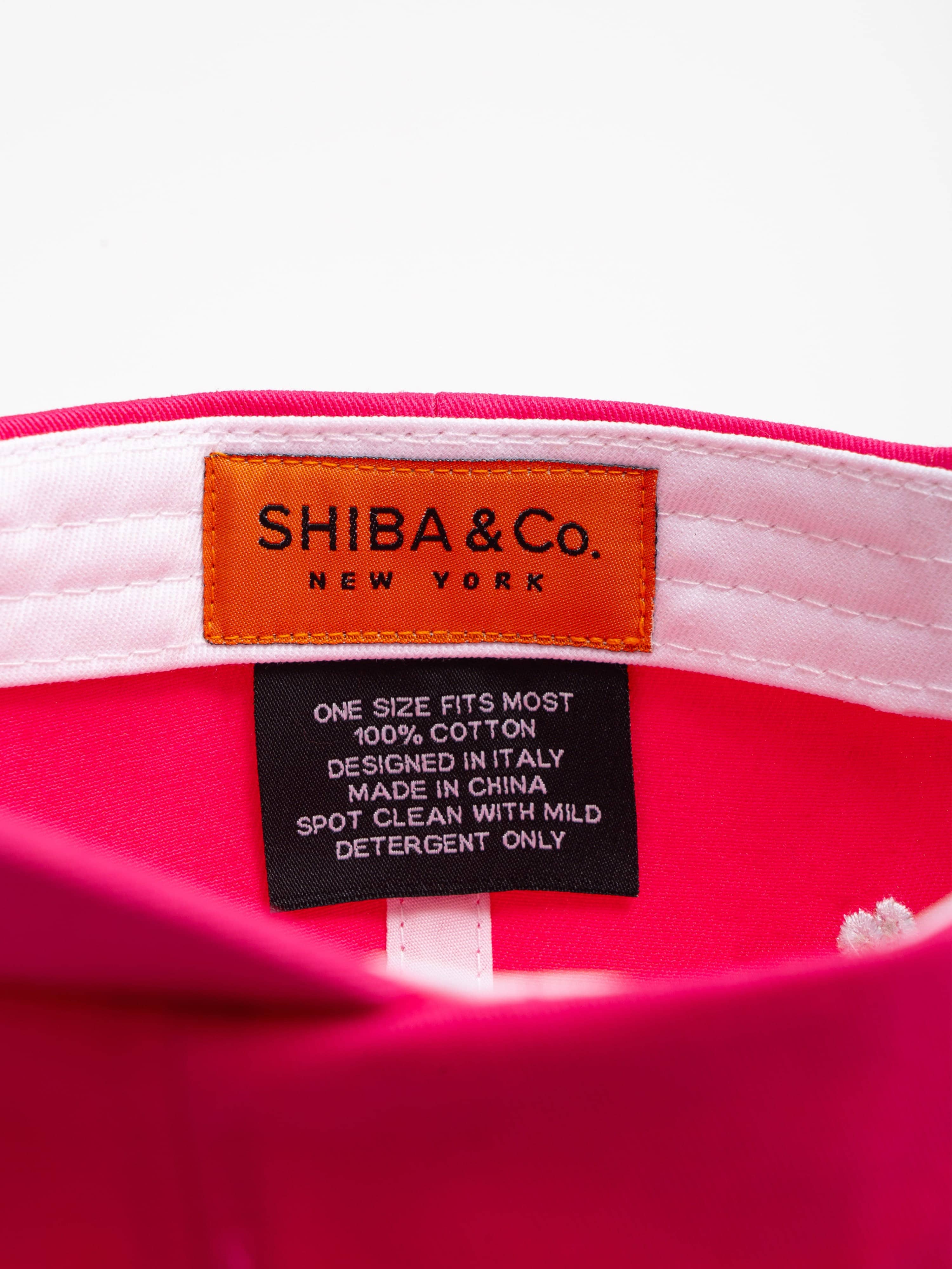 26 Club Shiba Inu Dog Embroidered Baseball Cap – Raspberry Sorbet