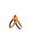 Milano Dog Harness in Italian Leather - Iconic Orange