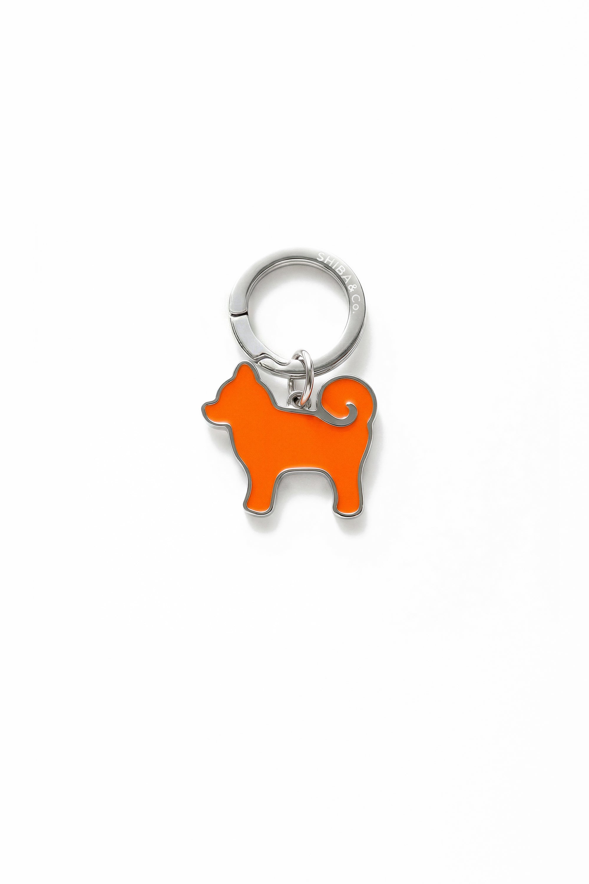 “My Precious” Shiba Inu Silhouette Dog Tag – Iconic Orange