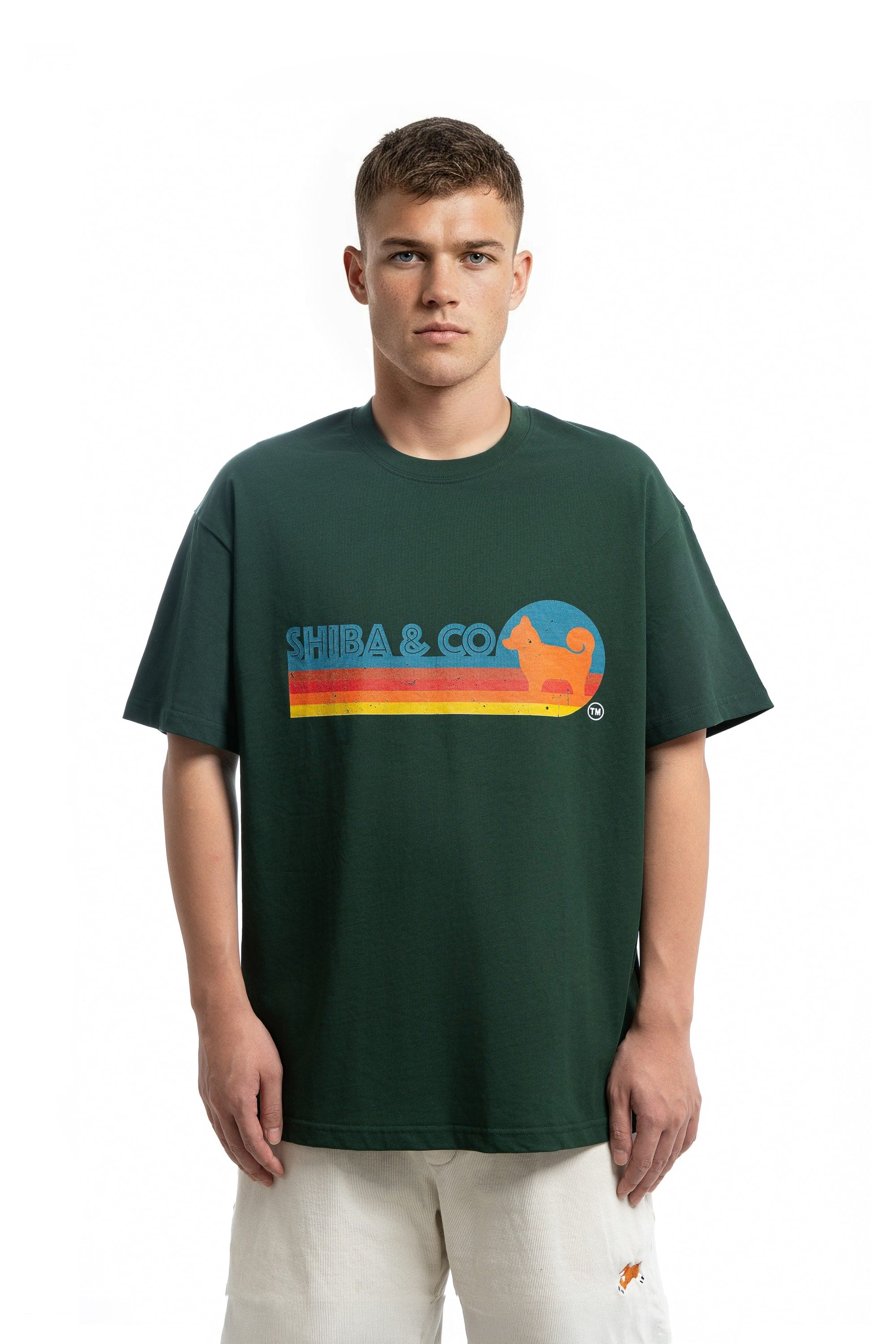 Retro Shiba Inu Cotton Tee