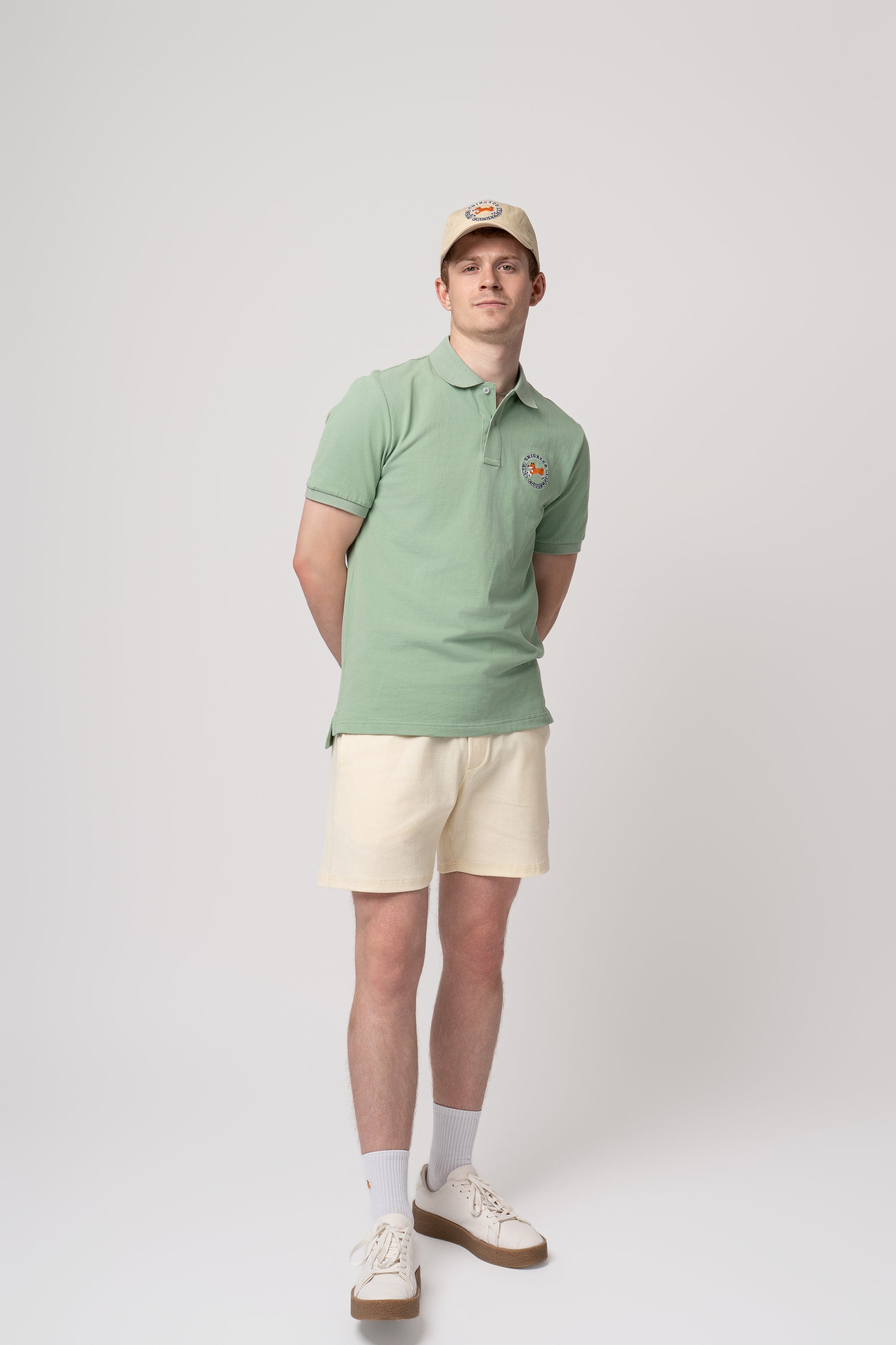 Club Shiba Embroidered Baseball Cap – Sandshell Beige