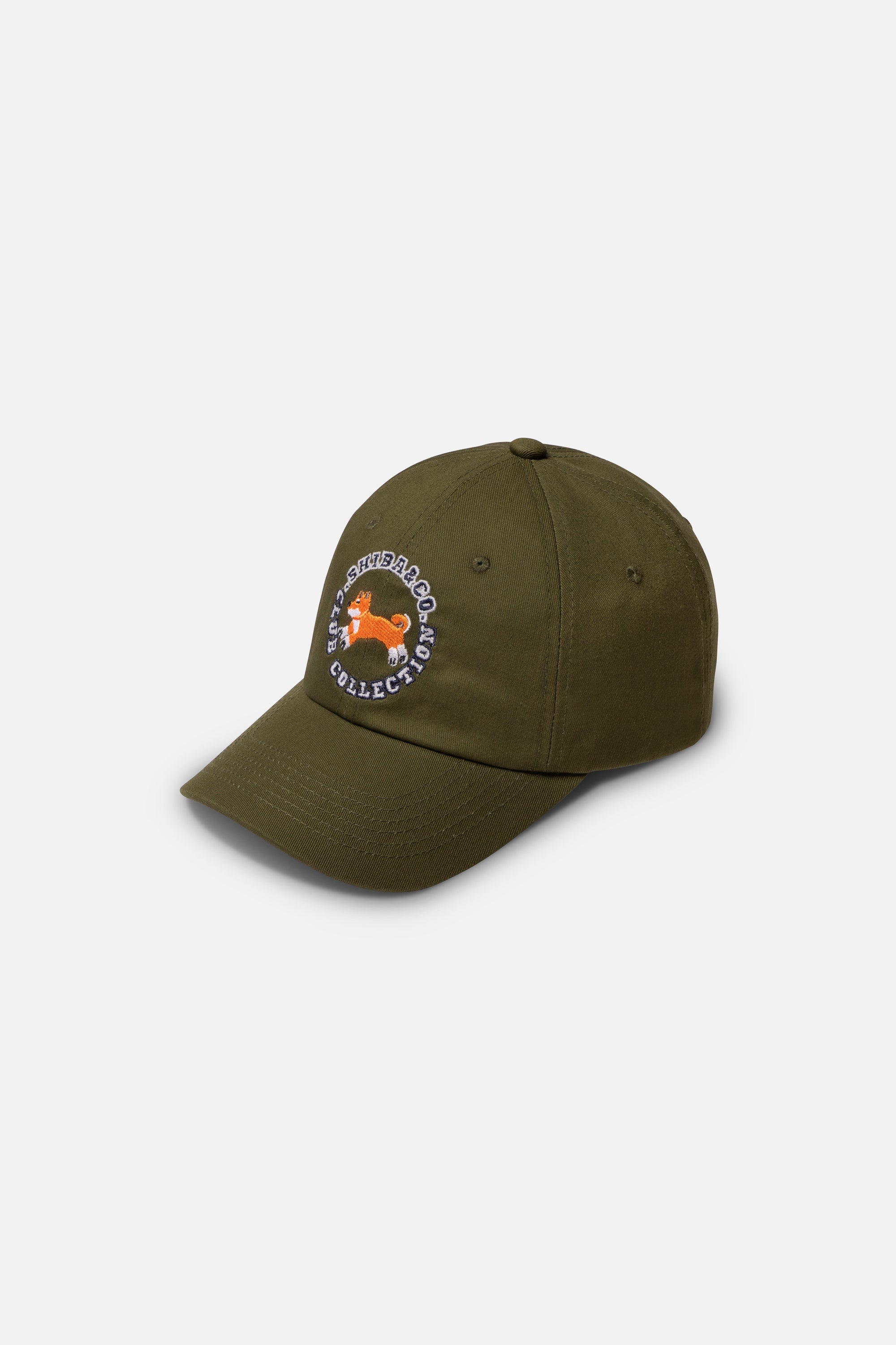 Club Shiba Embroidered Baseball Cap – Meadow Khaki