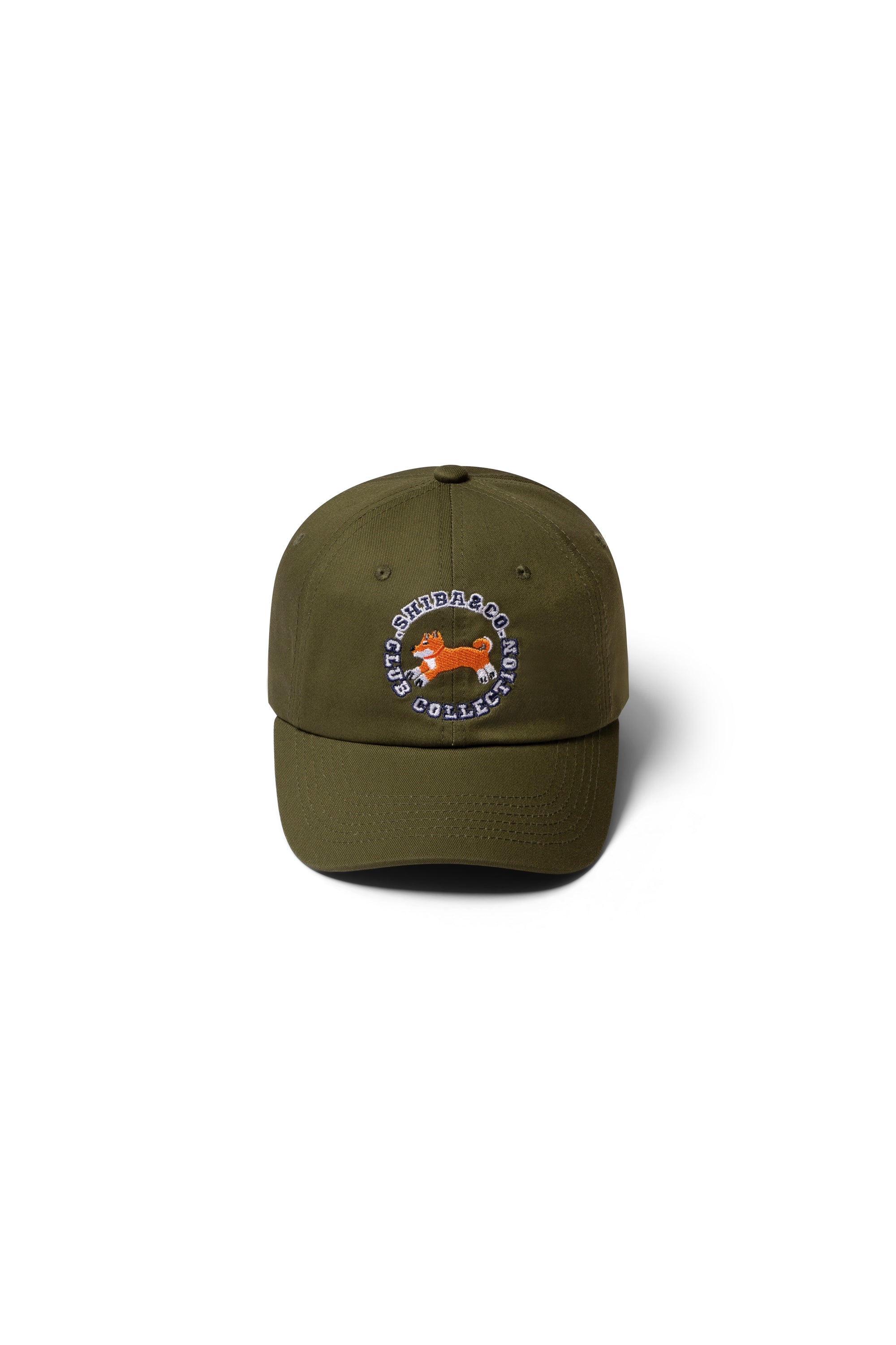Club Shiba Embroidered Baseball Cap – Meadow Khaki