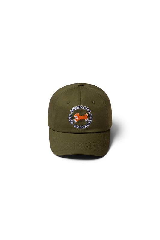 Club Shiba Embroidered Baseball Cap – Meadow Khaki