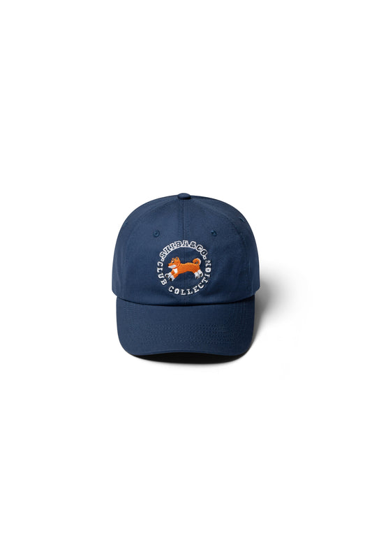 Club Shiba Embroidered Baseball Cap – Seaside Navy