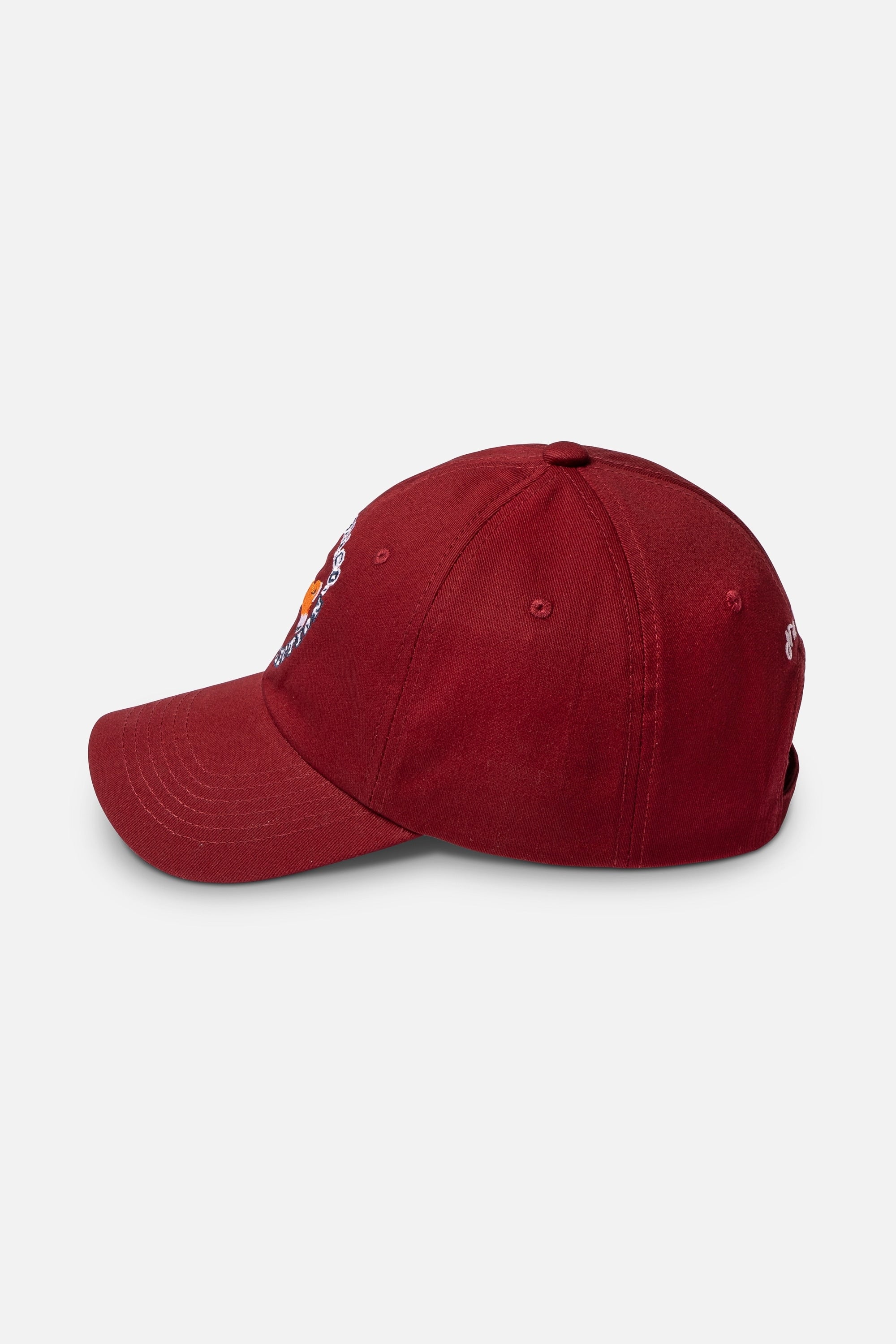 Club Shiba Embroidered Baseball Cap – Sunset Burgundy