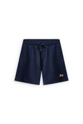 Club Shiba Inu Dog Embroidered 6-Inch Corduroy Short - Seaside Navy