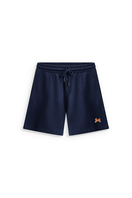 Club Shiba Embroidered 6-Inch Corduroy Short - Seaside Navy