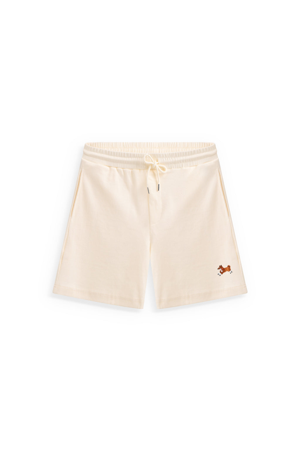 Club Shiba Embroidered 6-Inch Corduroy Short - Sandshell Beige
